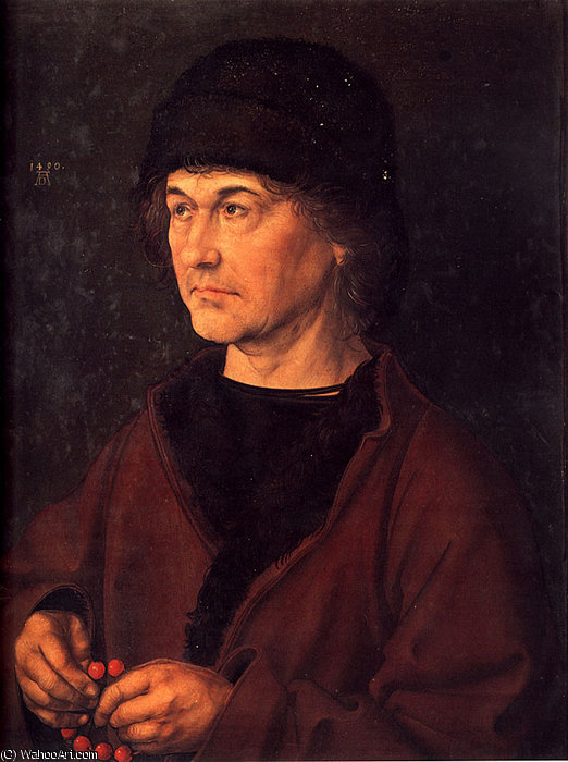 Portrait D'albrecht Dürer L'ancien — Albrecht Dürer