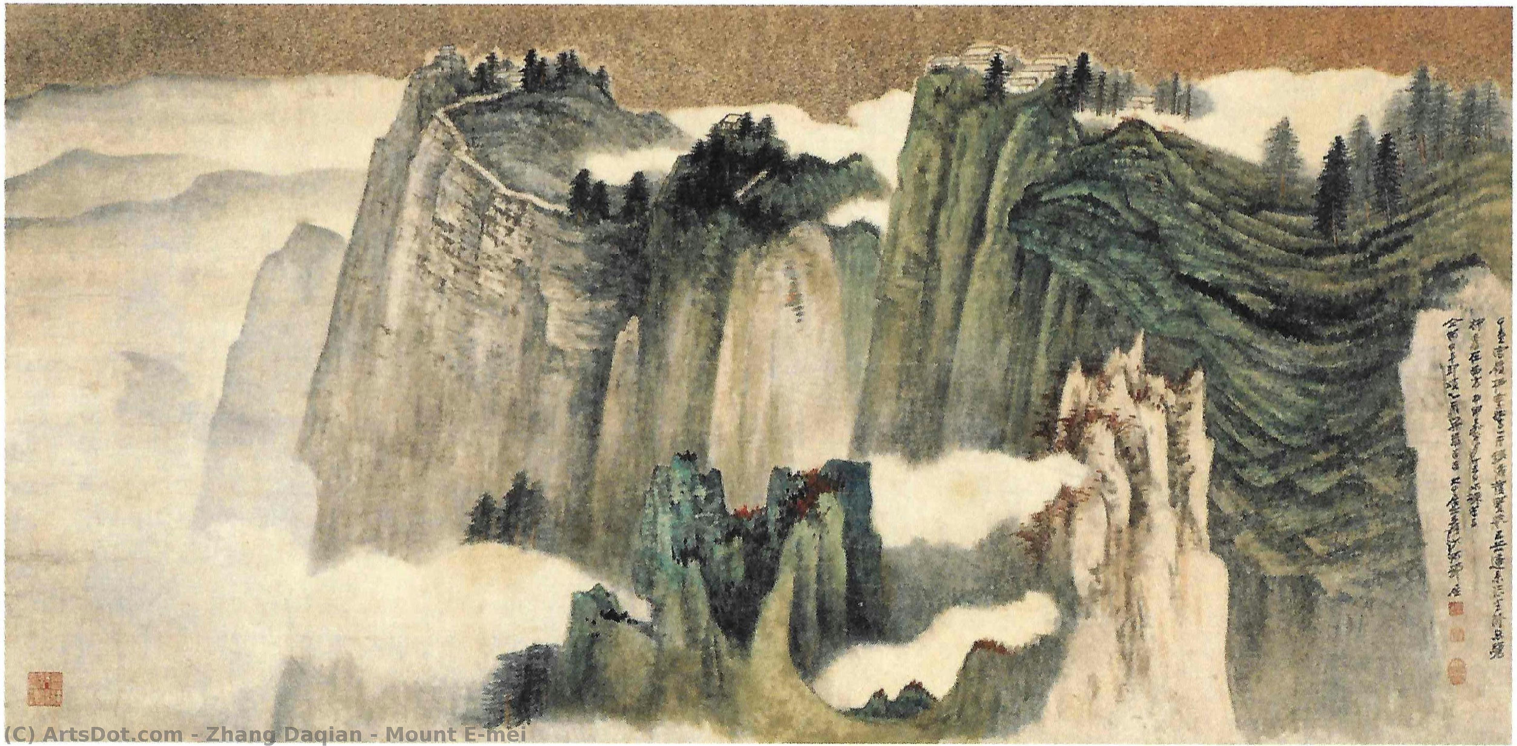 Mount E’mei — Zhang Daqian