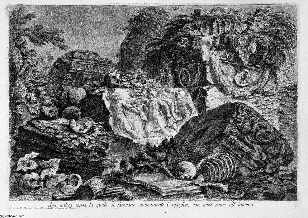 Ancient Altar, With Other Ruins — Ђаво Battista Пирањези