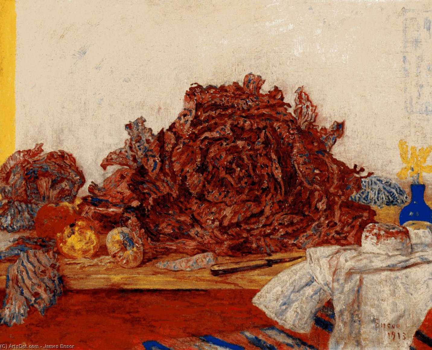 Cavoli Rossi E Cipolle — James Ensor