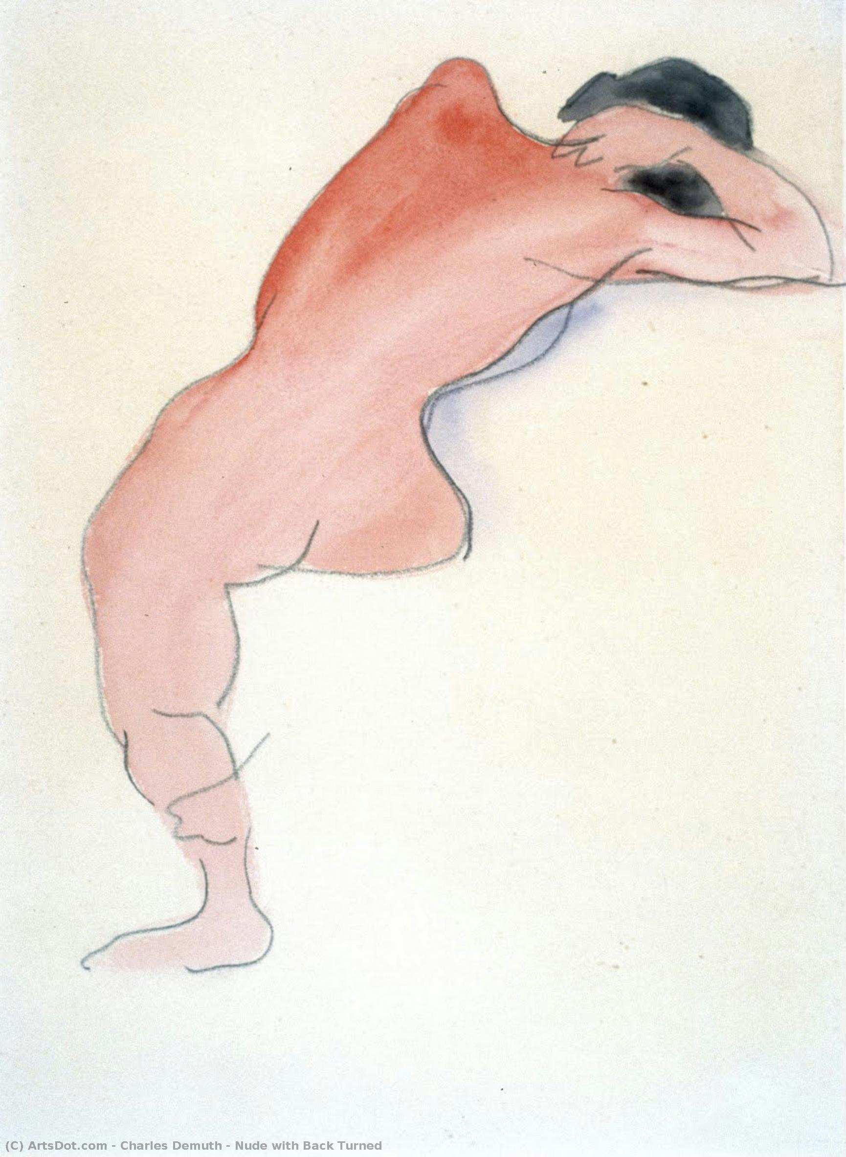 Nude Avec Le Dos Tourné — Charles Demuth