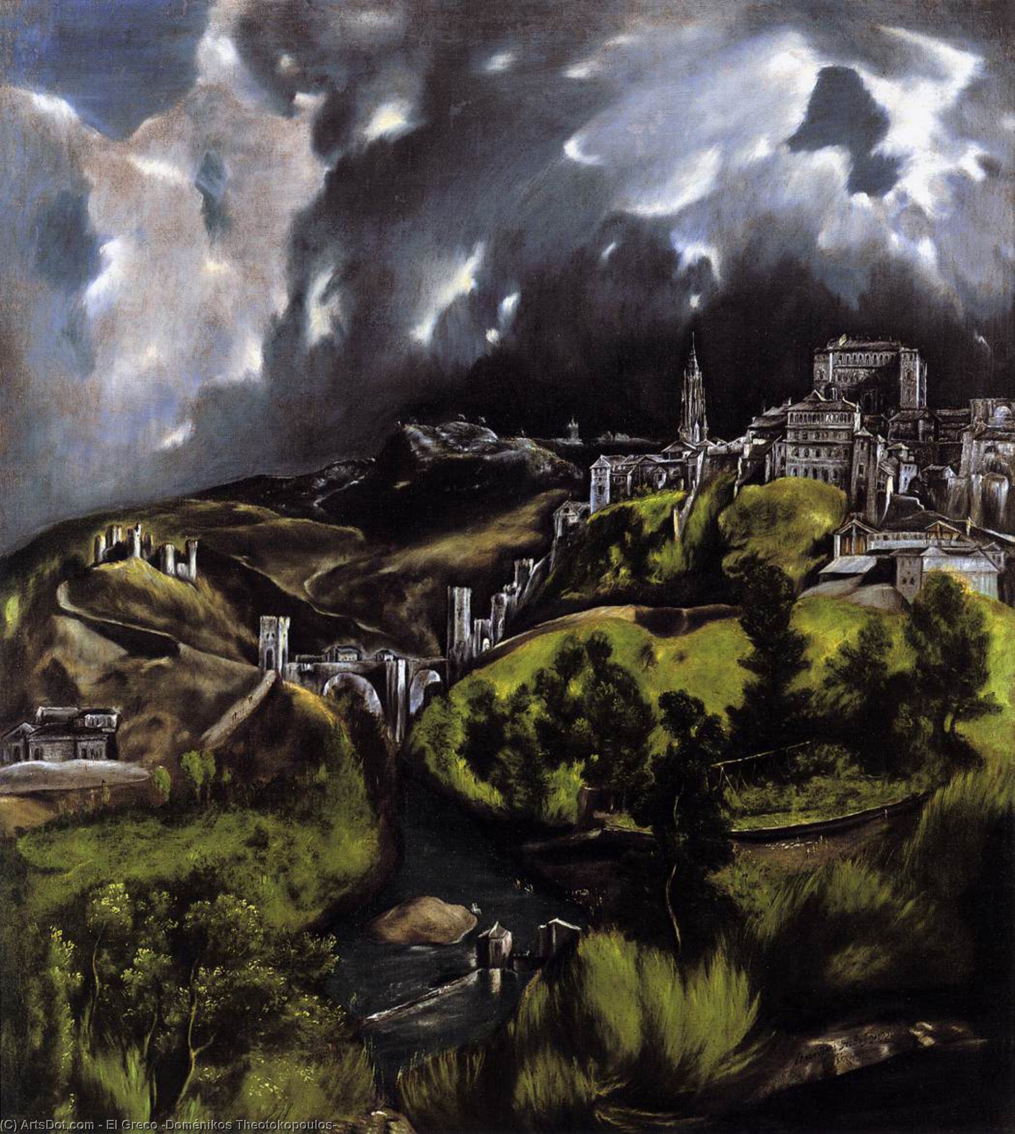 Toledon Näkymä — El Greco