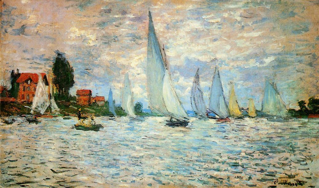 La Régate D'argenteuil — Claude Monet