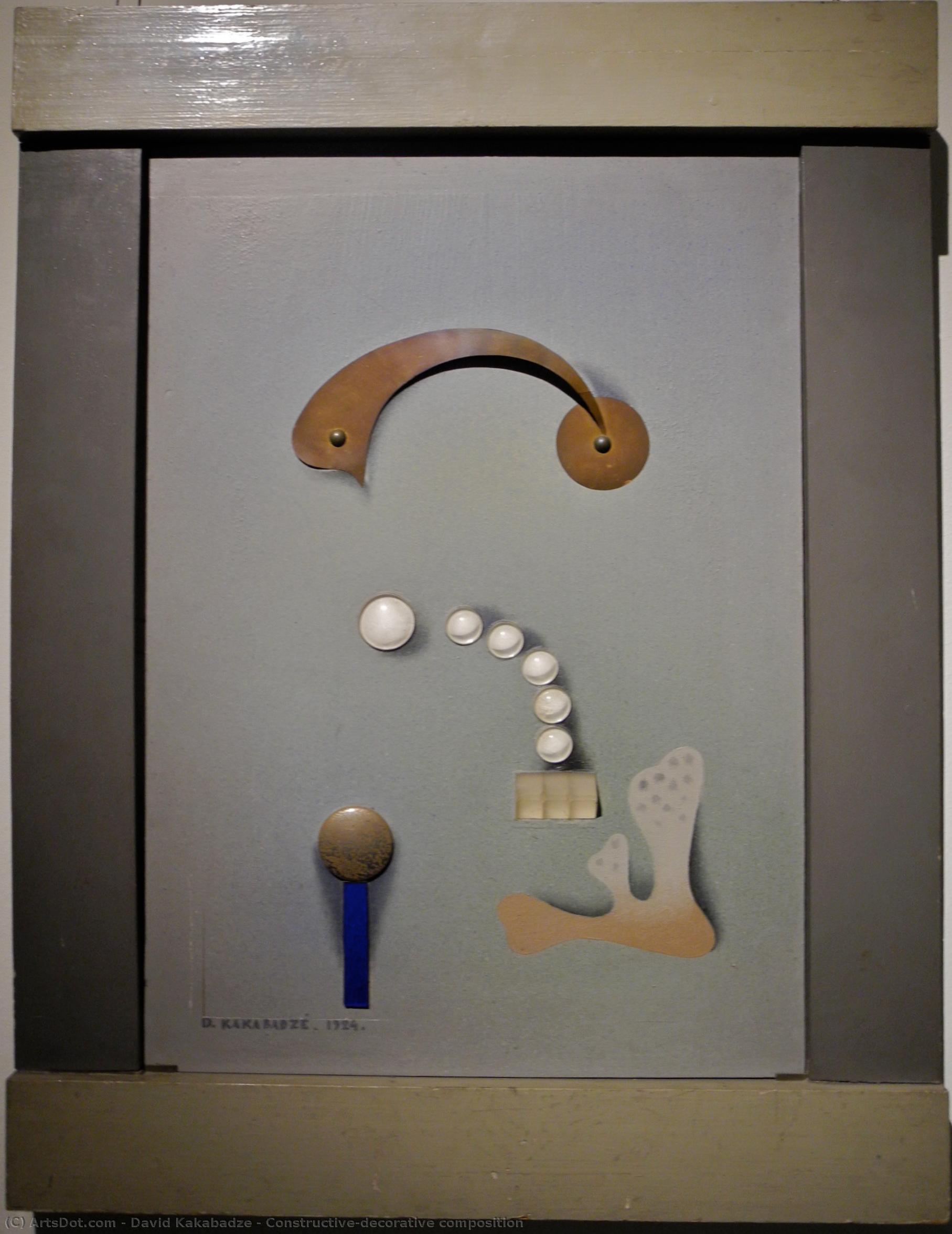 Constructive-decorative Composition — David Kakabadze