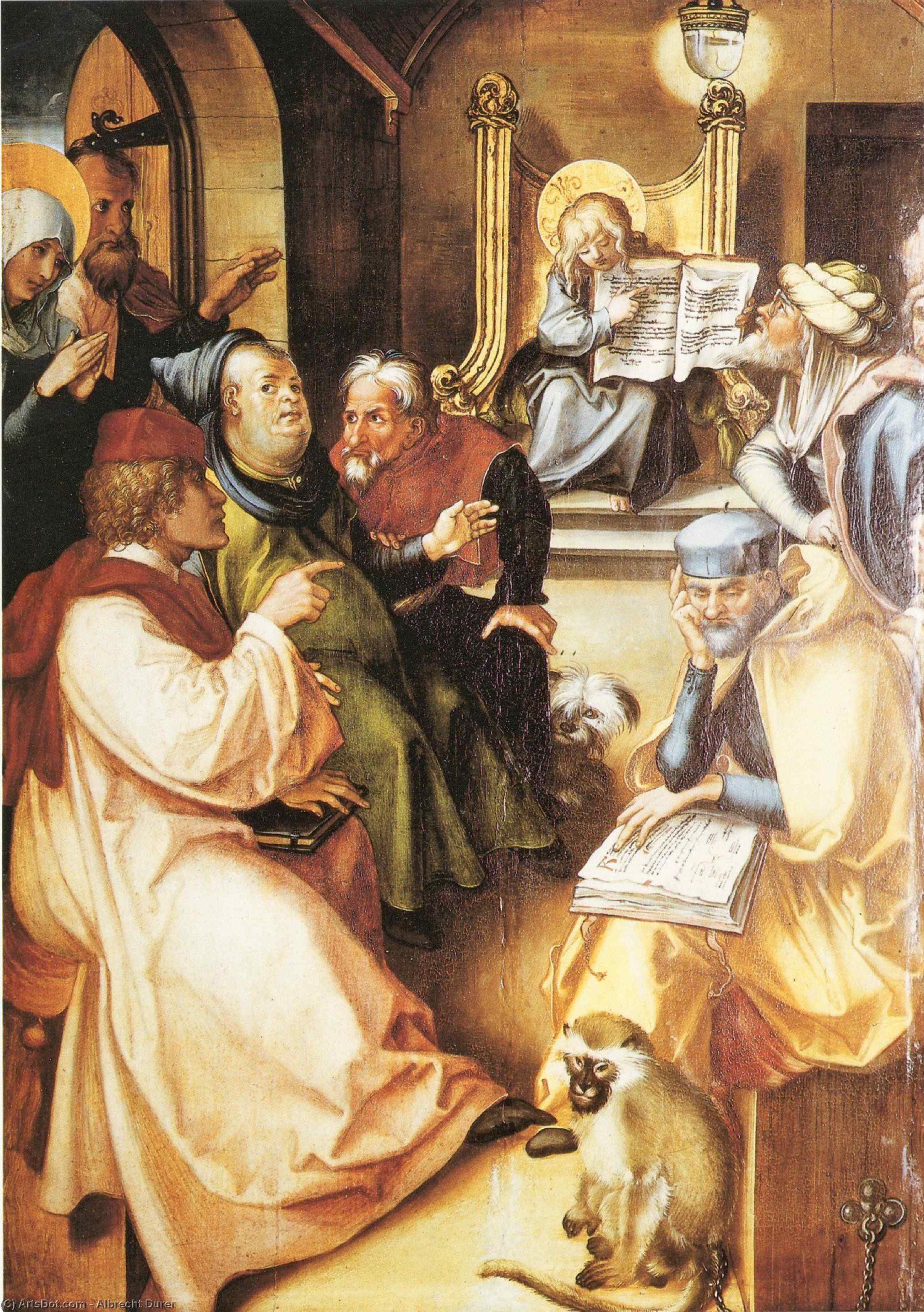 Douze Ans Jésus Au Temple — Альбрехт Дюрер