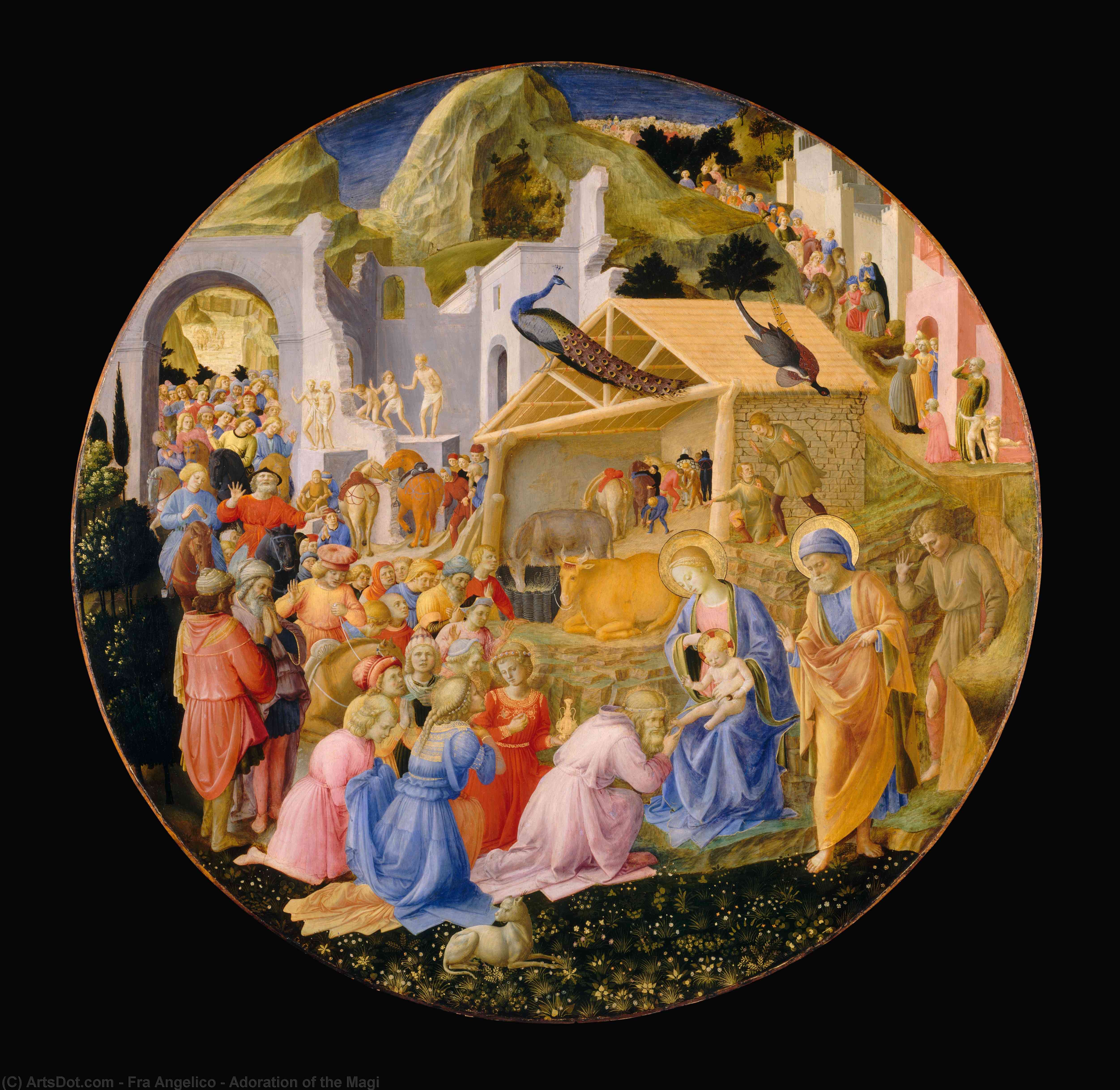 Kongernes Tilbedelse — Fra Angelico