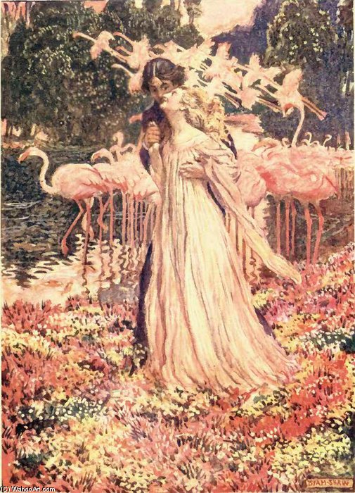Poe Eleonora — John Byam Liston Shaw