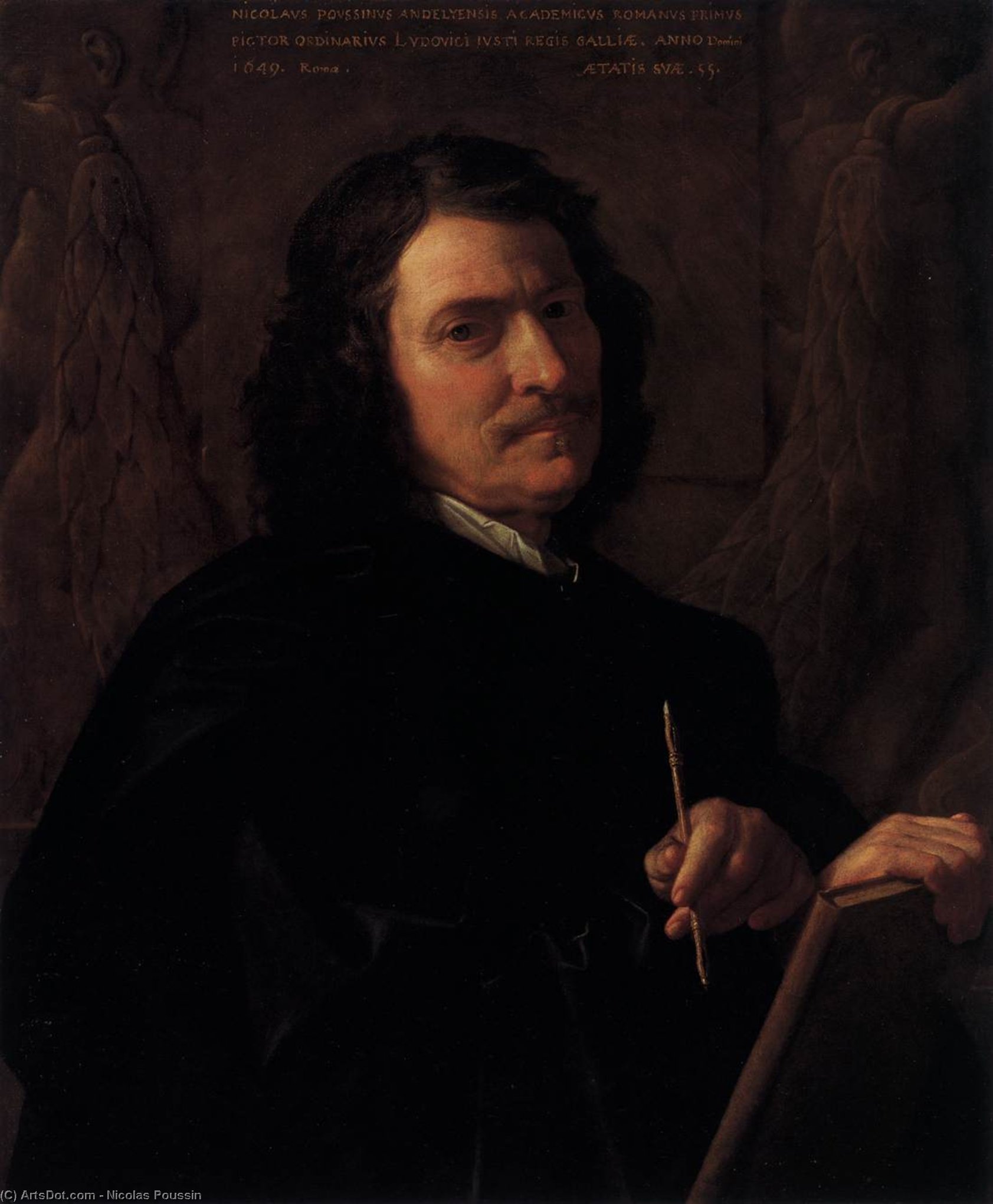 Self-portrait1 — Nicolas Poussin