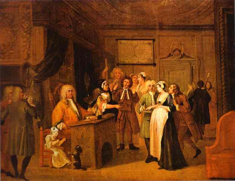 La Denuncia — William Hogarth