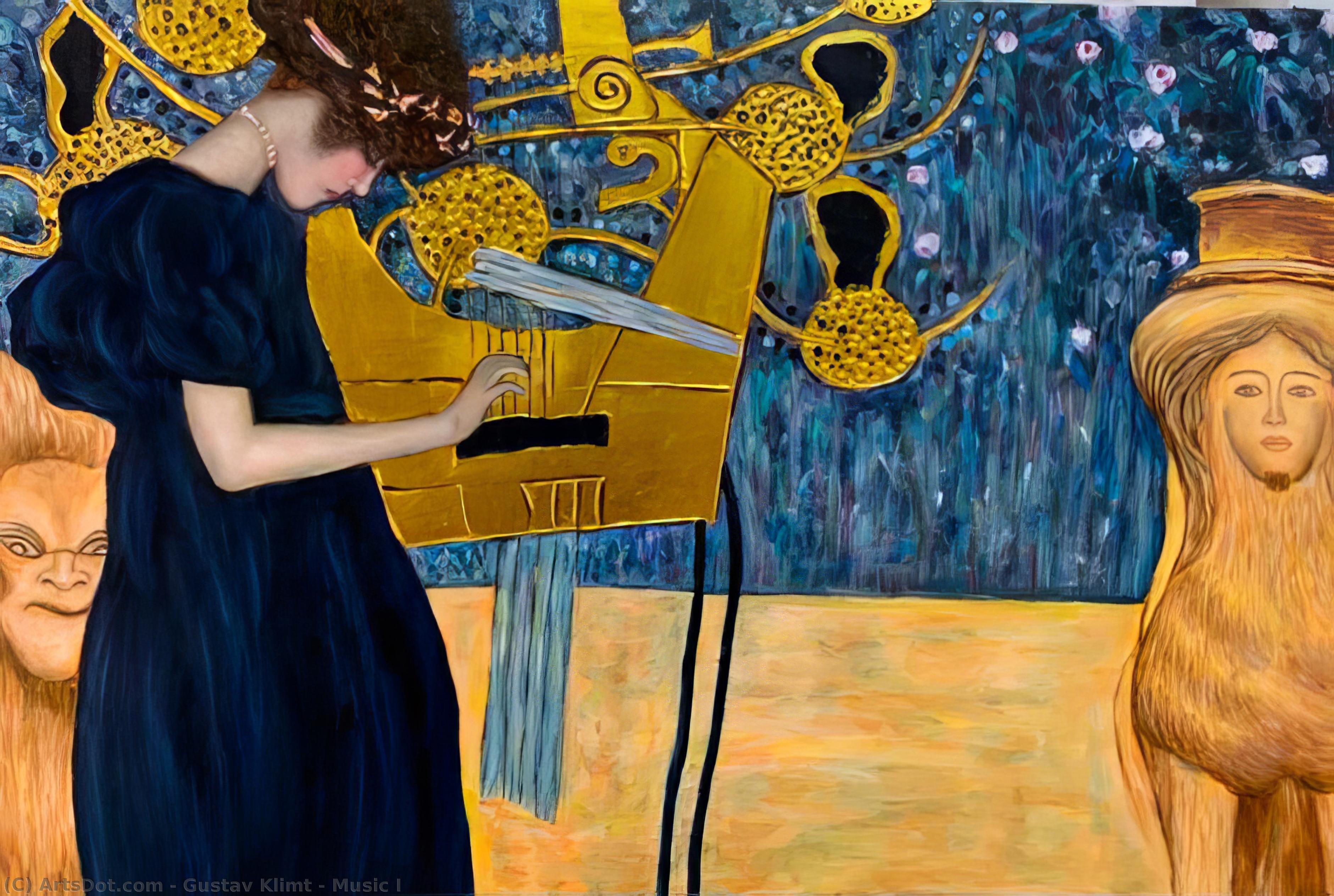 Musiikki I — Gustav Klimt