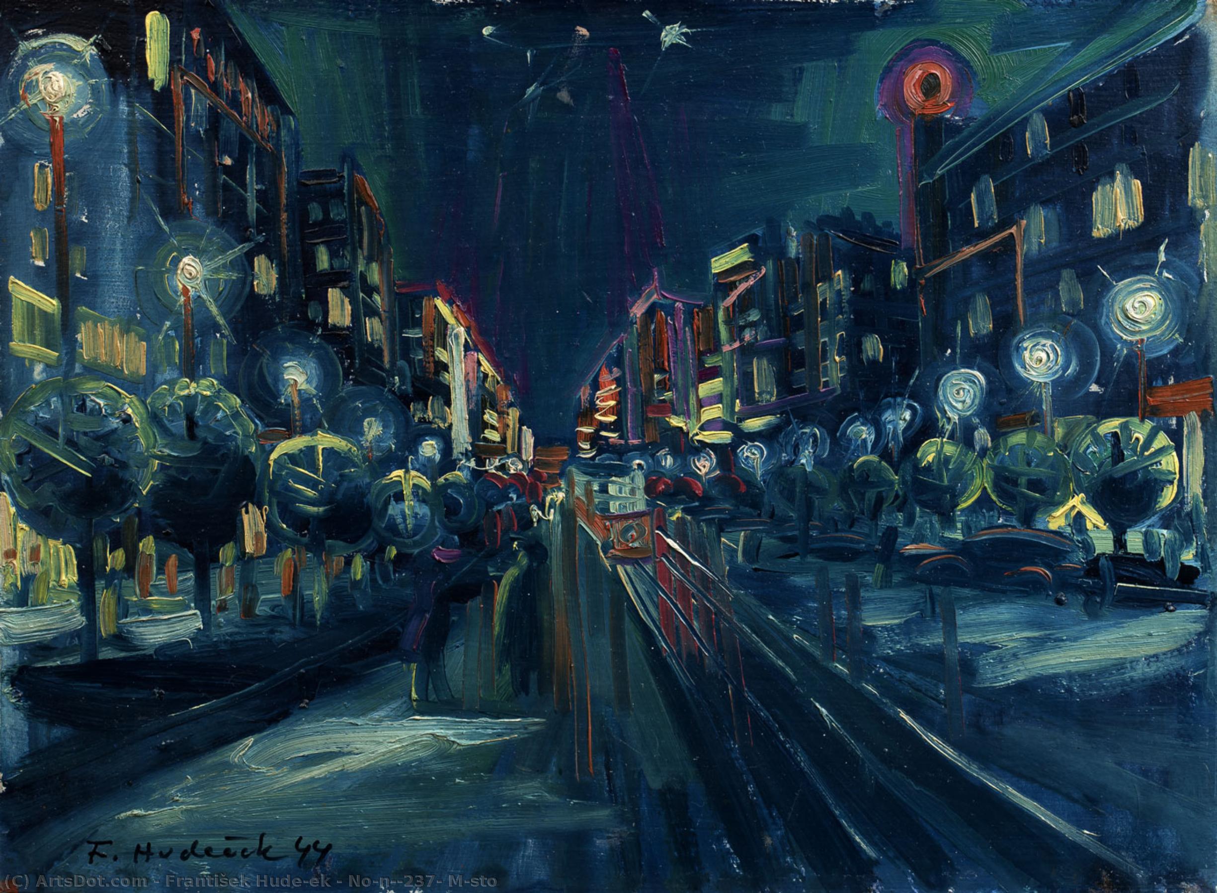 Noční Město — František Hudeček
