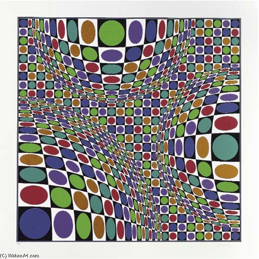 Ა Abstracted Composition 4 — ვიქტორ ვასარელი