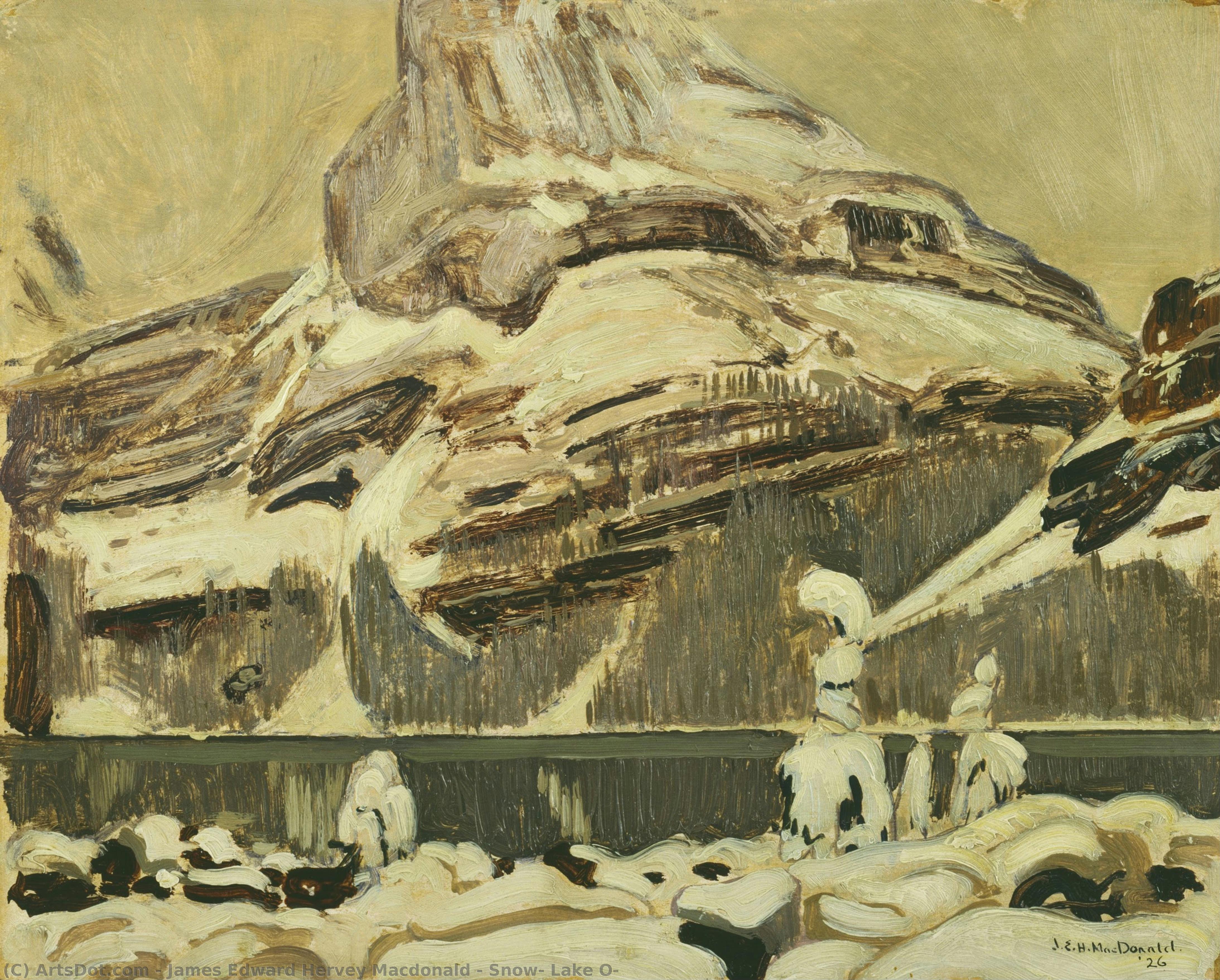 Schnee, Lake O — James Edward Hervey Macdonald (j.e.h. Macdonald)