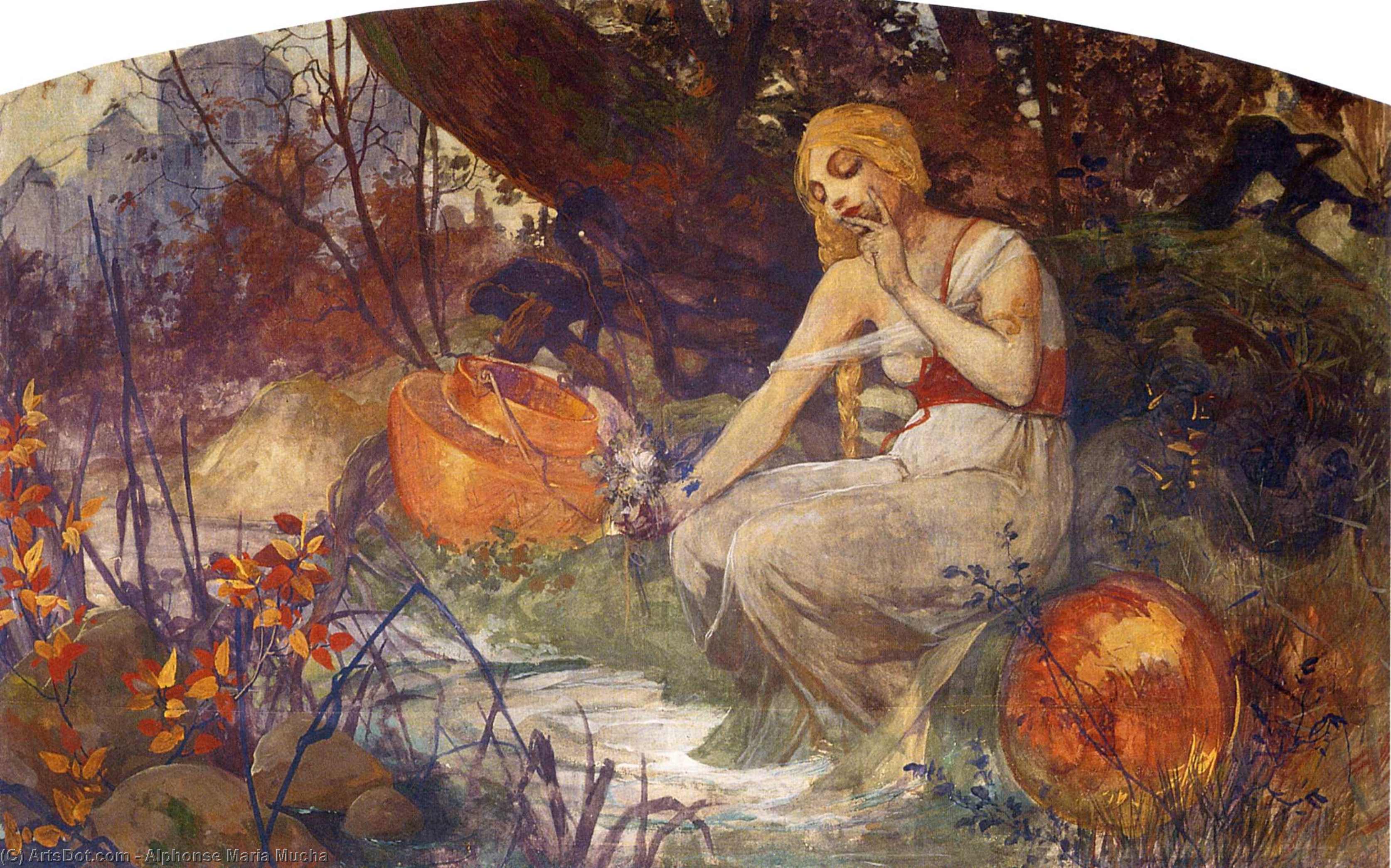 Prophetess — Alphonse Mucha