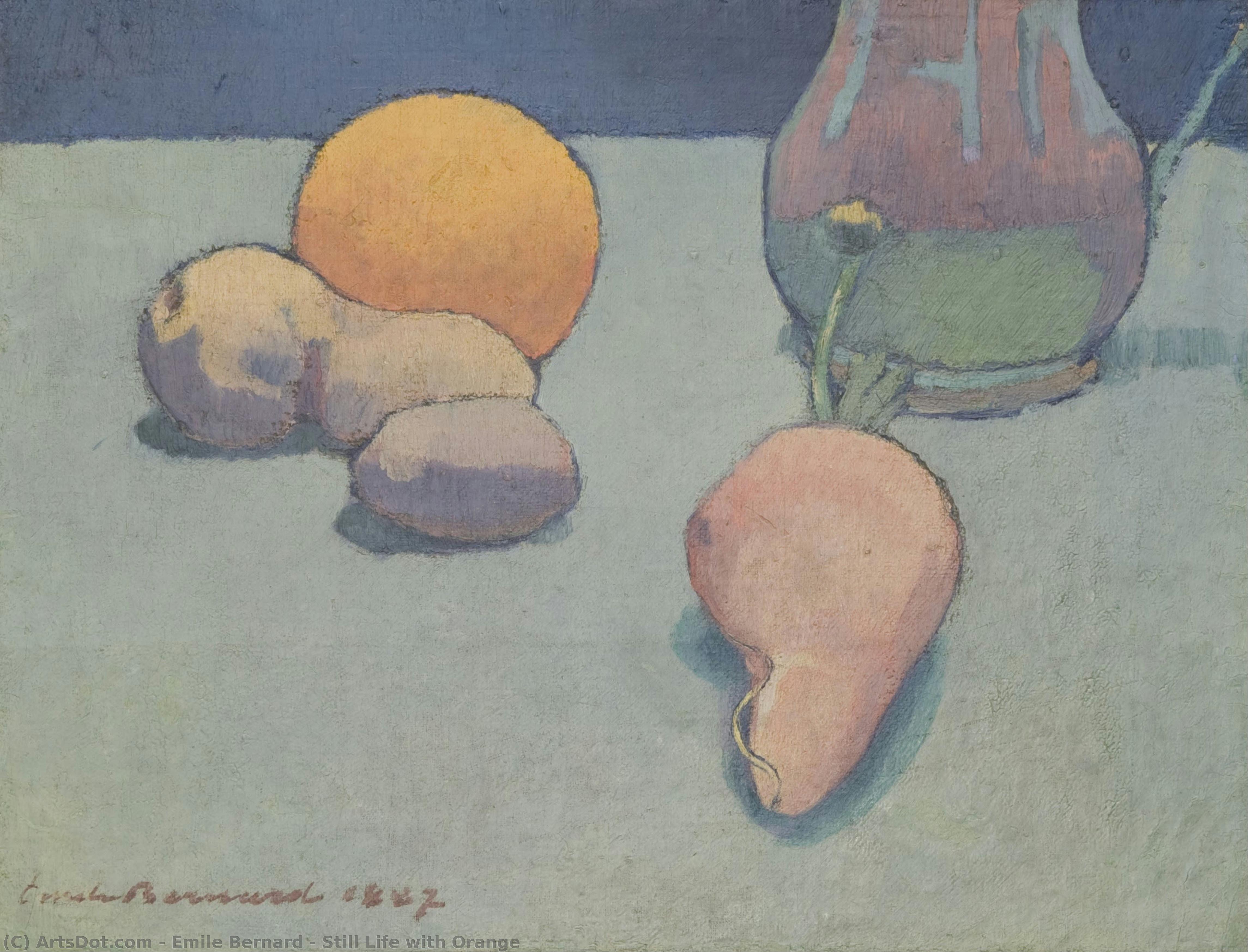 Natura Morta Z Pomarańczami I Jabłkami — Émile Bernard
