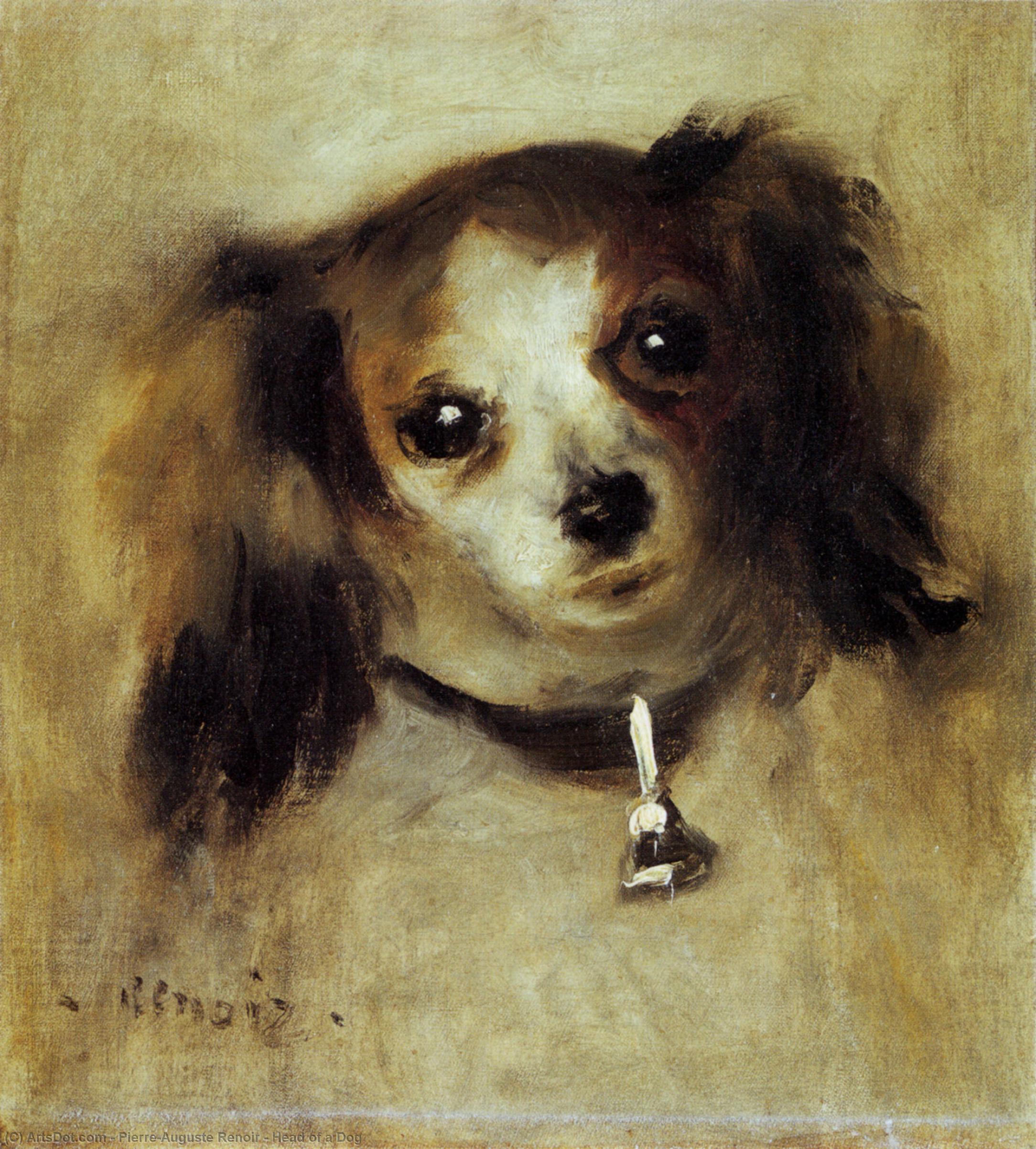 Testa Di Un Cane — Pierre-auguste Renoir