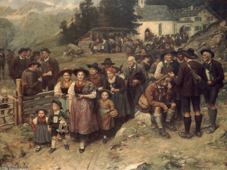 Wallfahrer — Franz Von Defregger