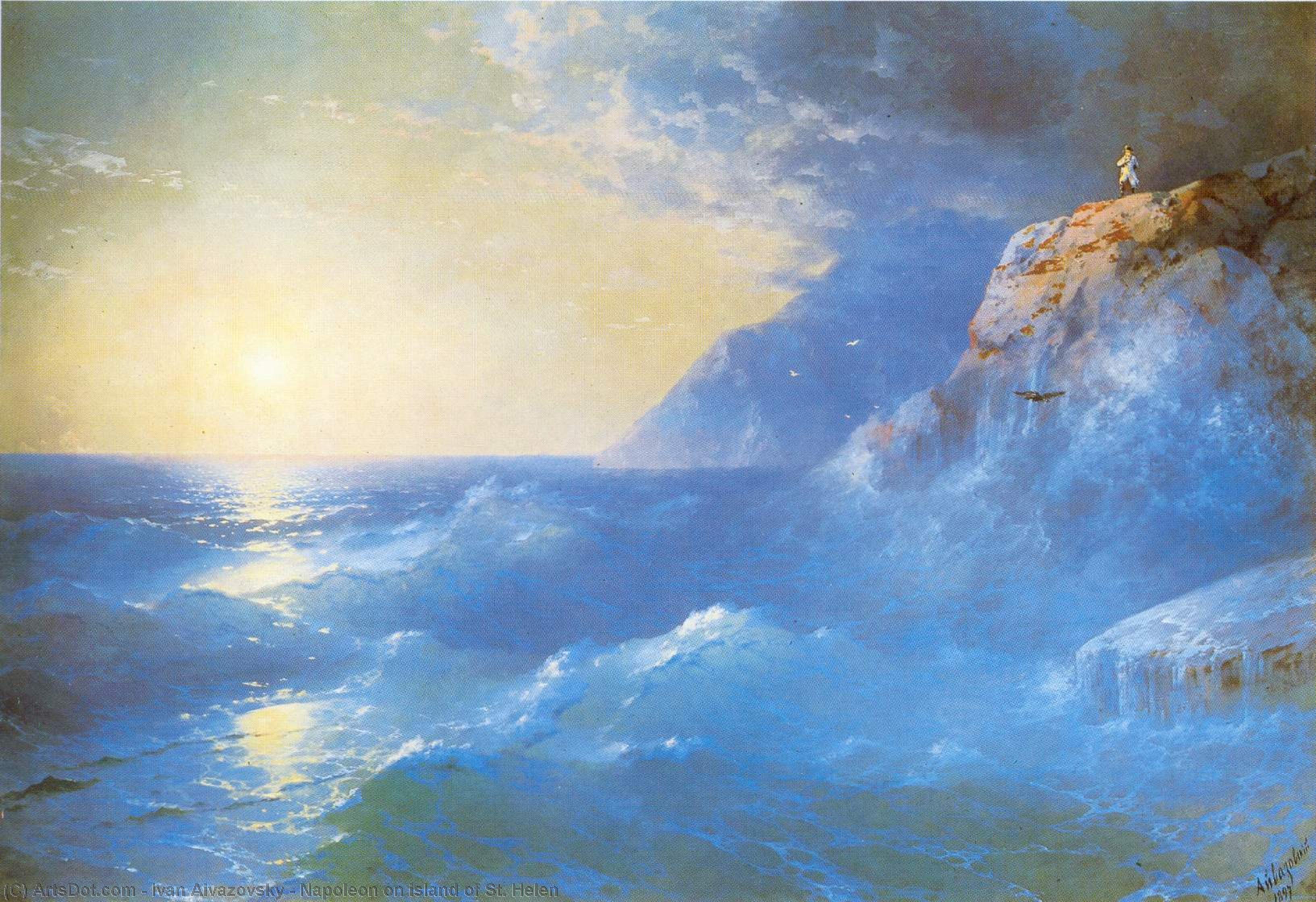 Napoleon On Island Of St. Helen — Ivan Konstantinovich Aivazovsky