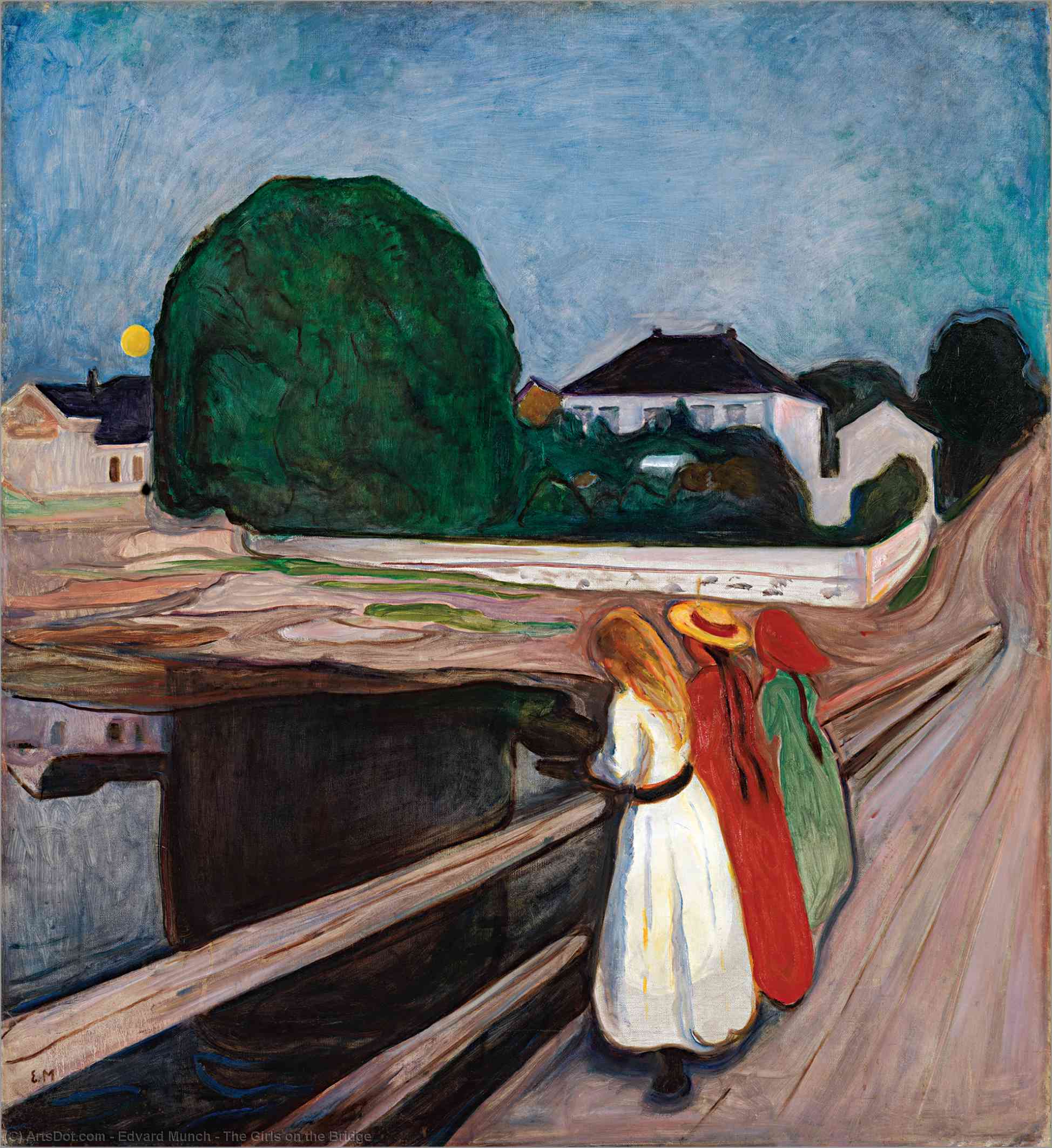 Las Chicas Del Puente — Edvard Munch