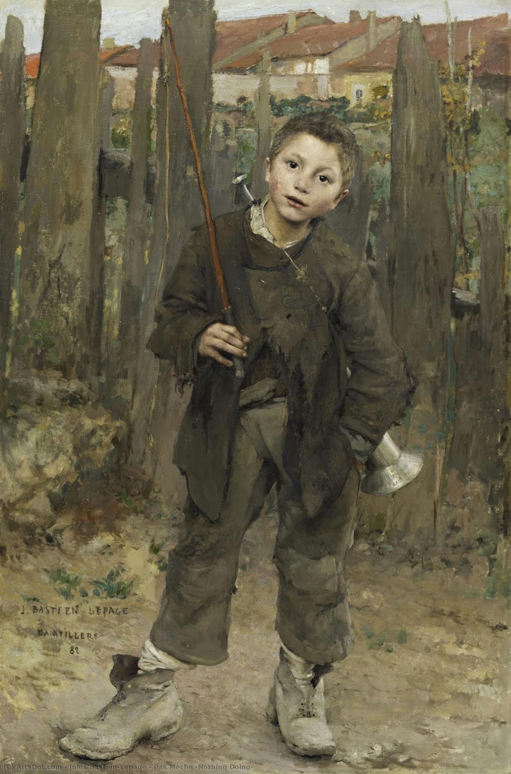 Pas Mèche [nothing Doing] — Jules Bastien-lepage