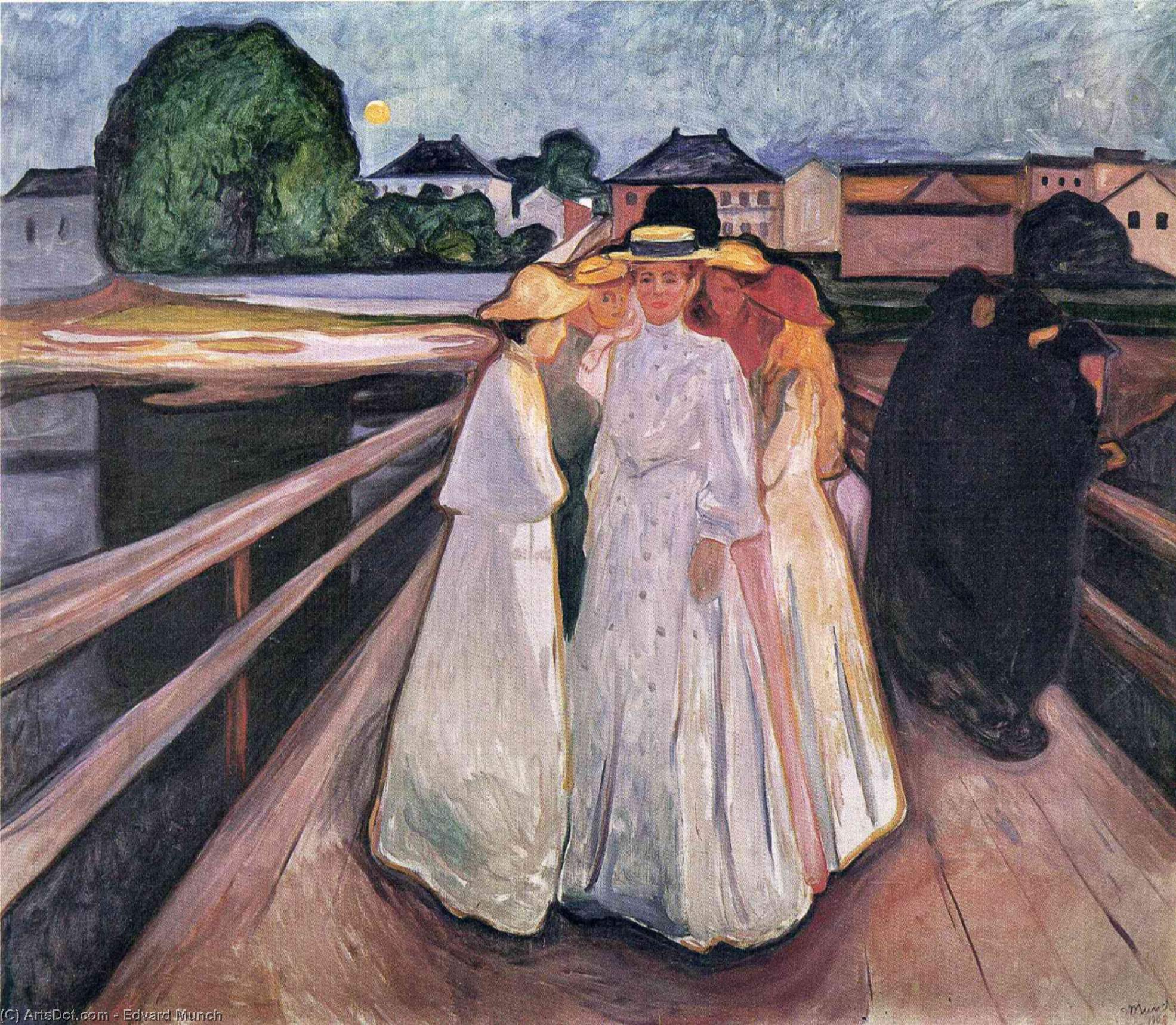 Le Signorine Sul Ponte — Edvard Munch