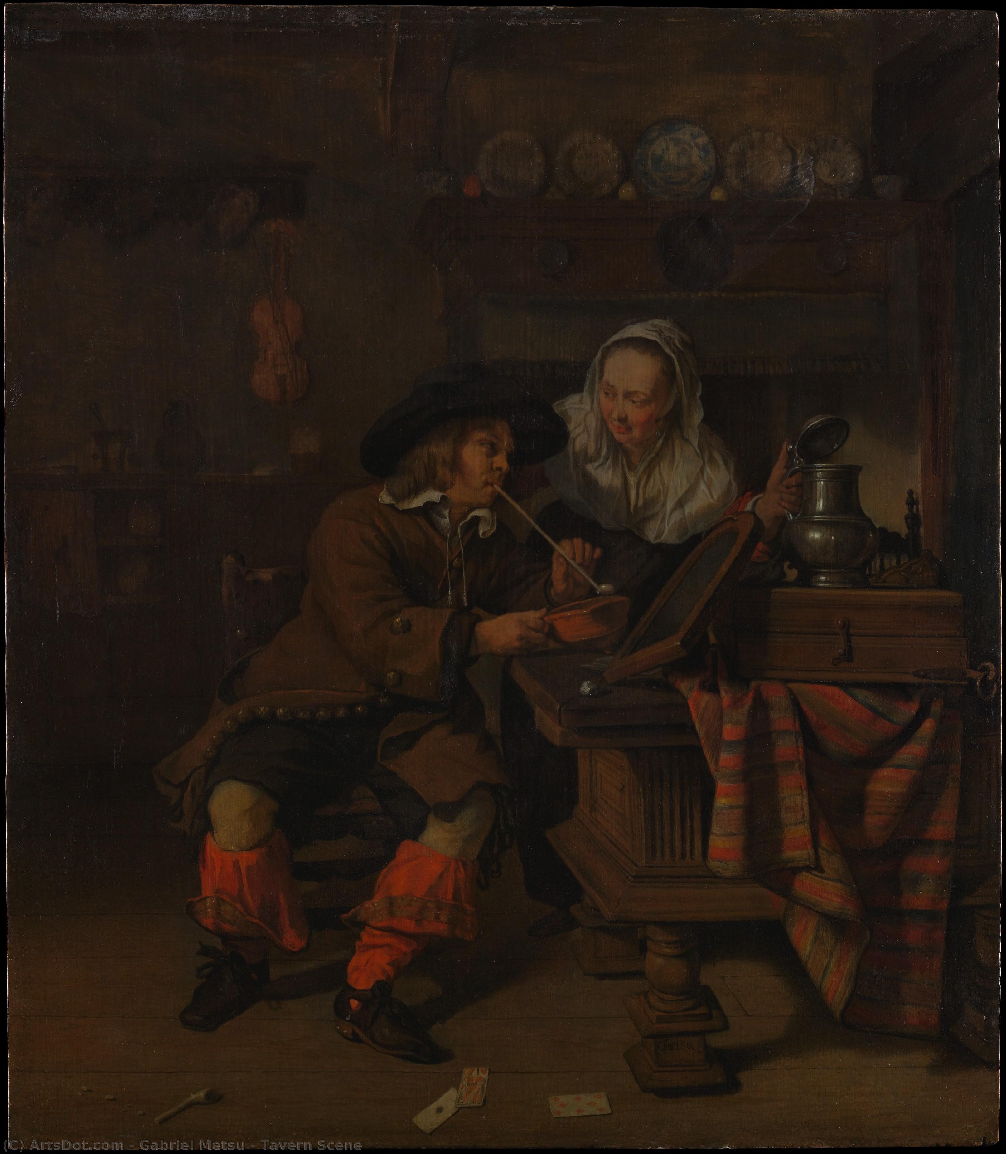 Tavern Scene — Gabriel Metsu
