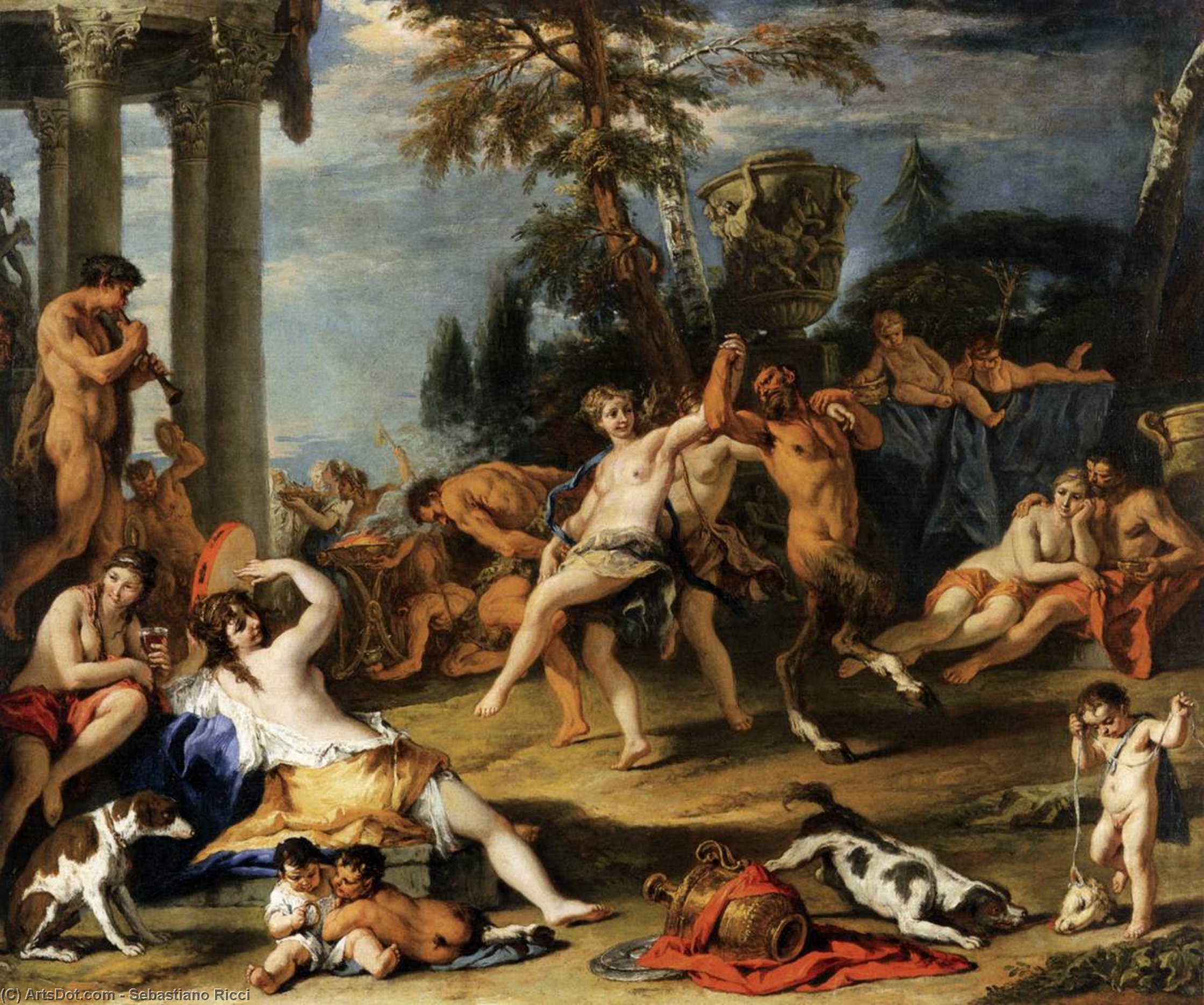 Bacchanal I Ære Honom Til Pan — Sebastiano Ricci