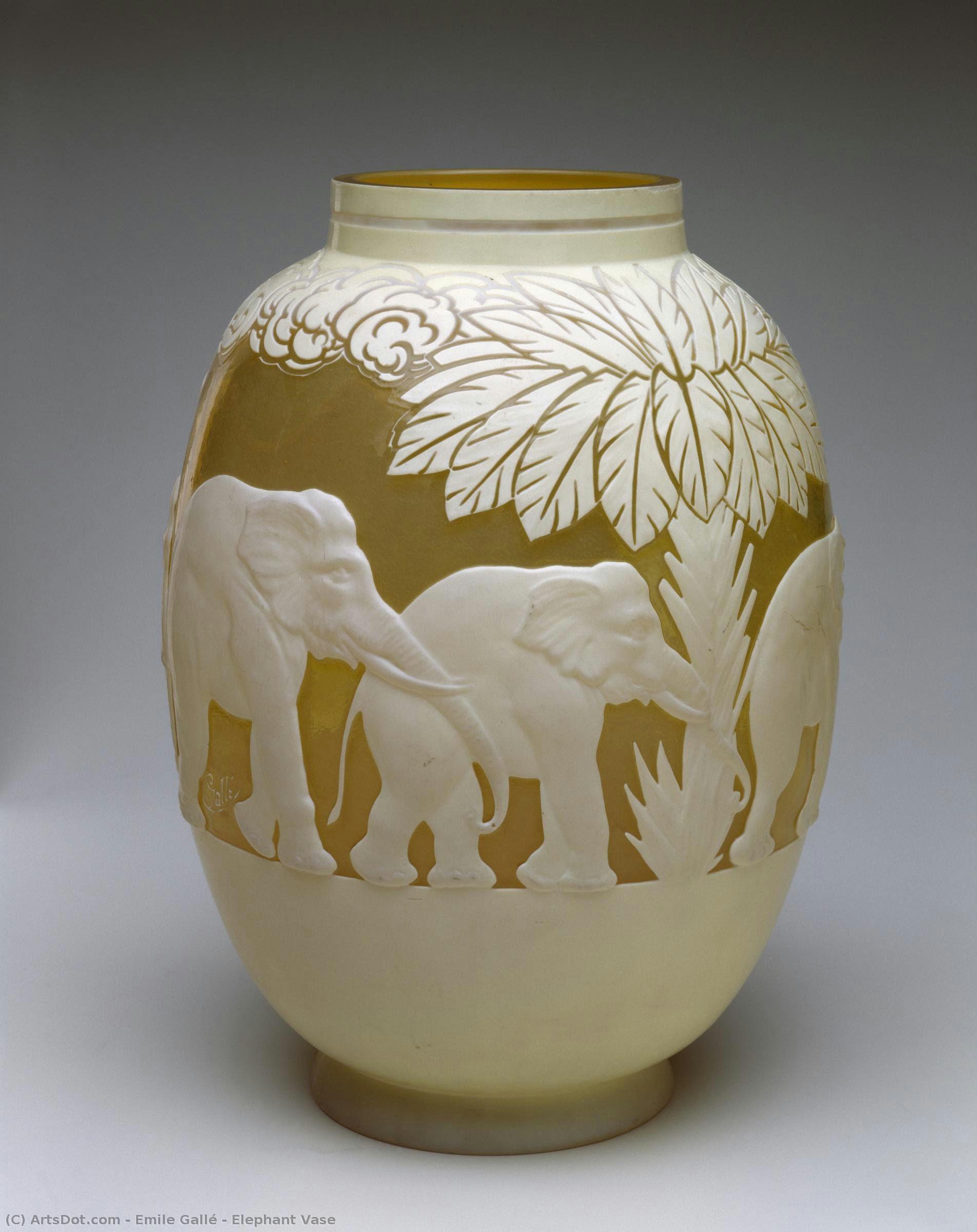 Elephant Vase — Émile Gallé