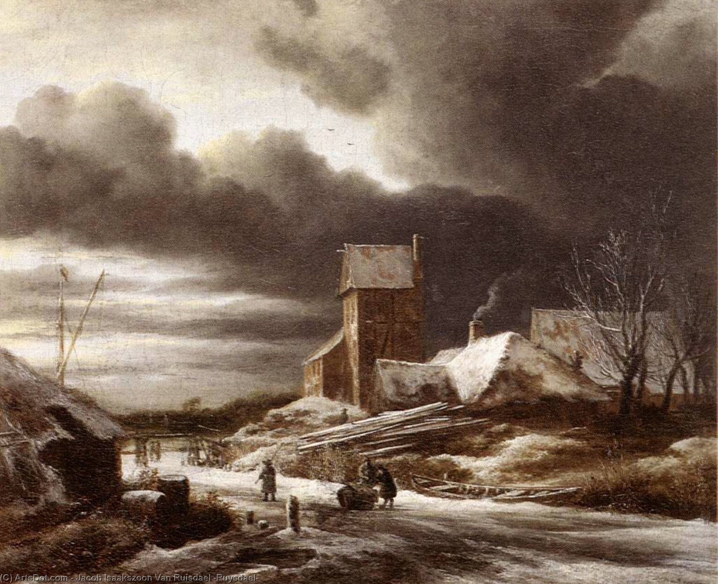 Winter Landscape — Jacob Van Ruisdael