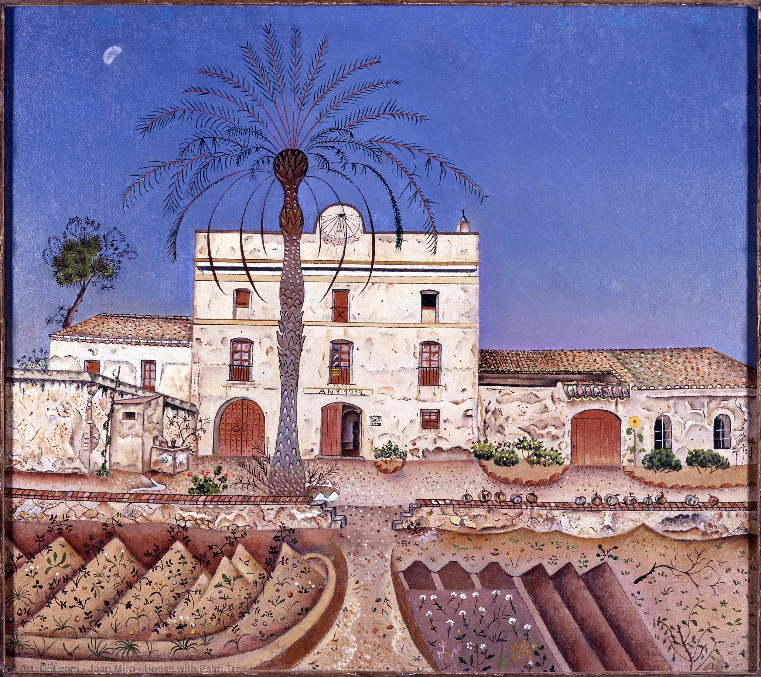 Haus Mit Palmenbaum — Joan Miró