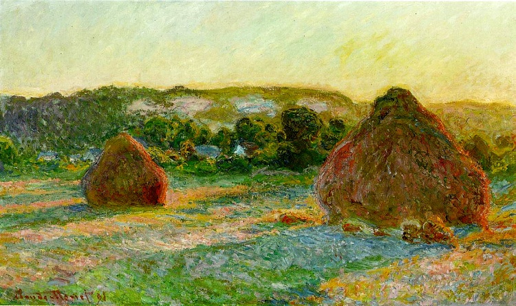 Wheatstacks (end Of Summer) — Claude Monet