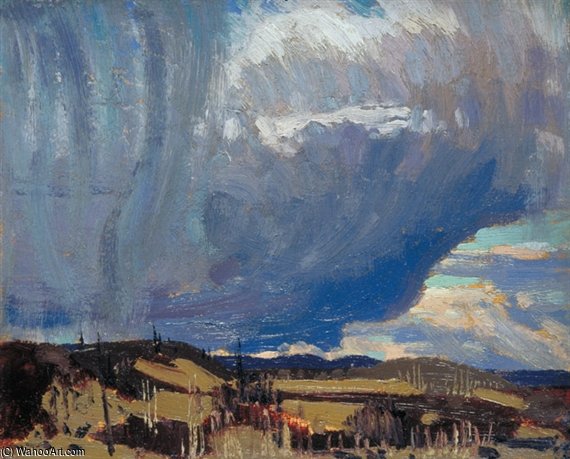 Approaching Snowstorm — Thomas Clement Thompson