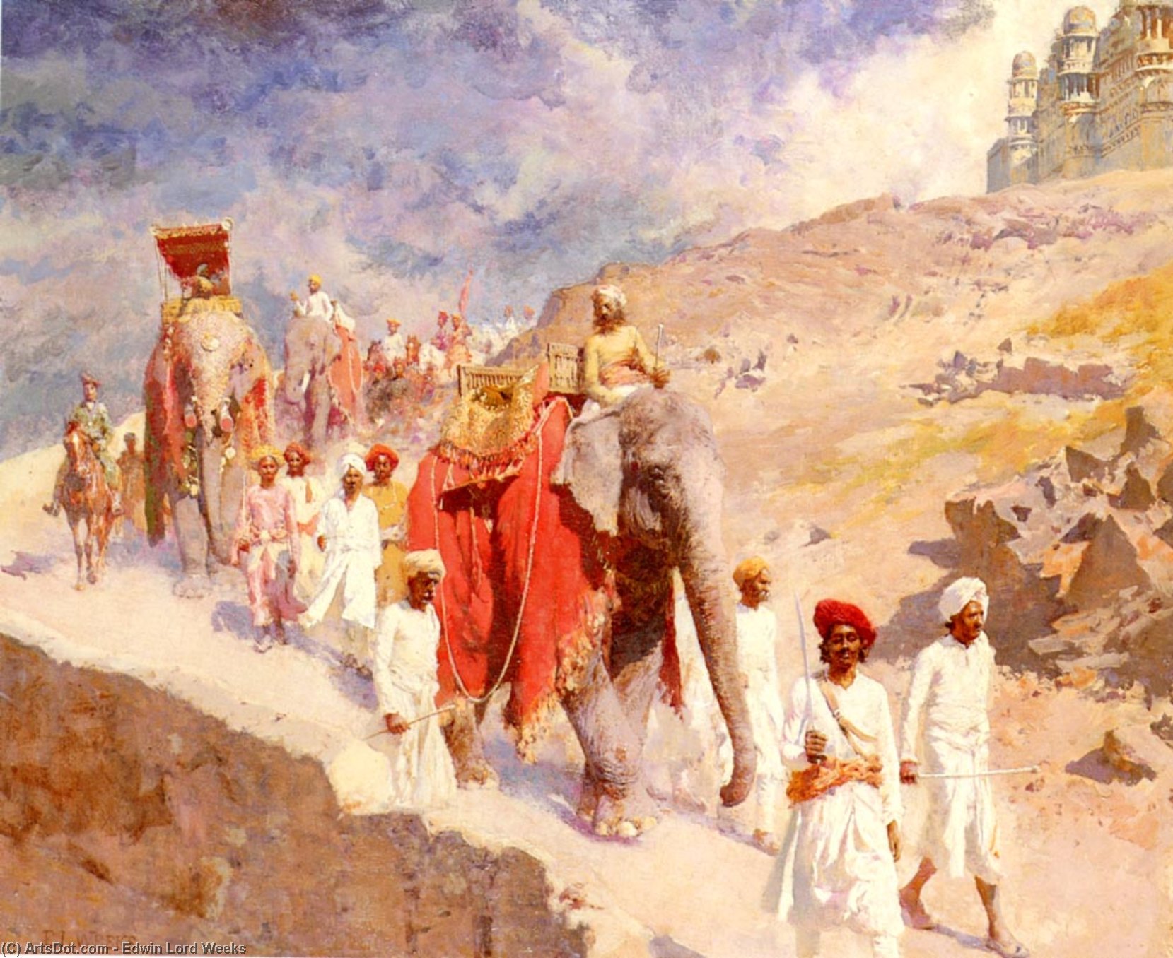 O Procesiune Indiană — Edwin Lord Weeks
