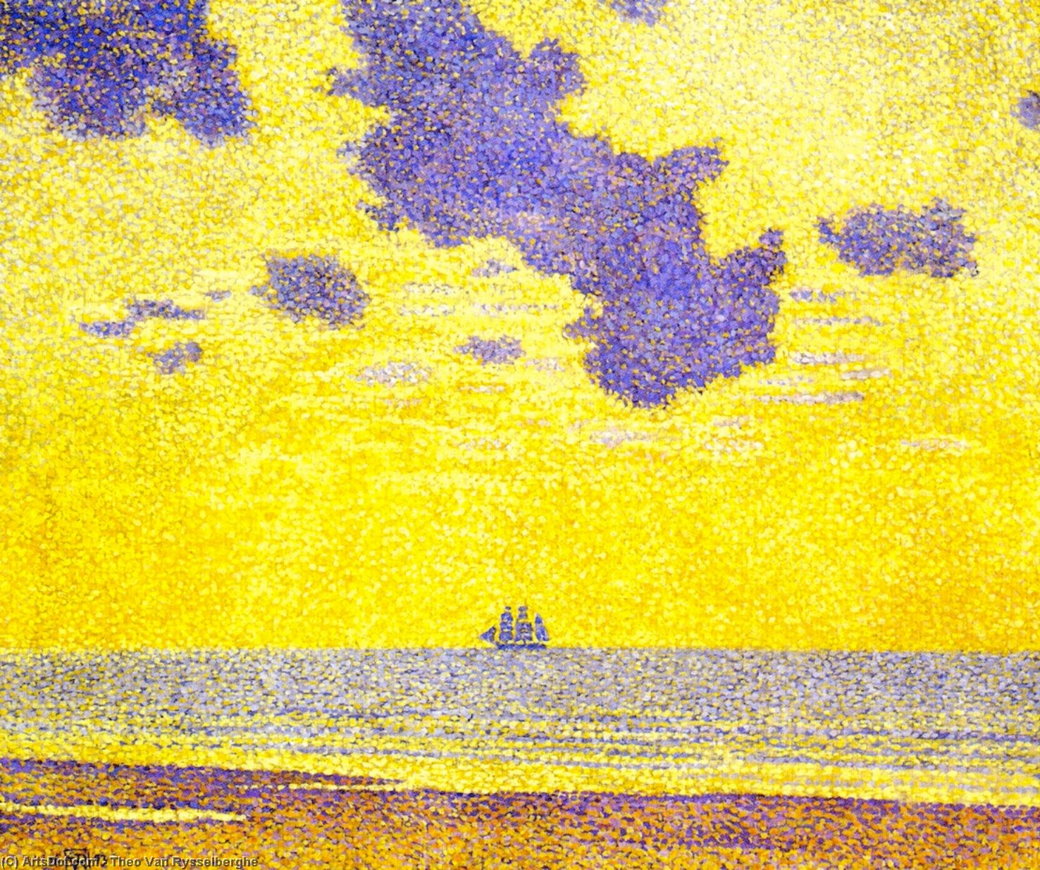 Seascape — Théo Van Rysselberghe