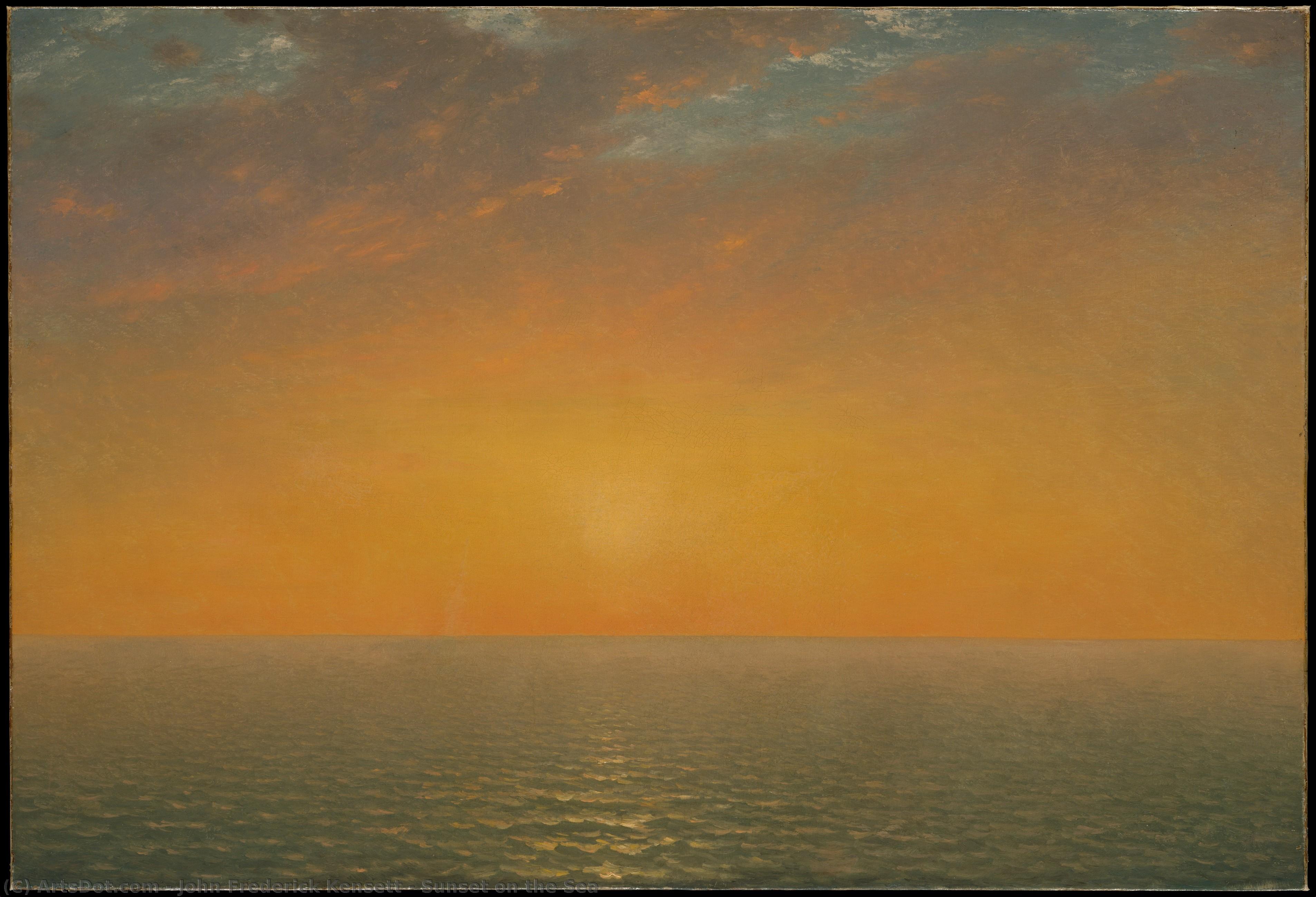 Sonnenuntergang Auf Dem Meer — John Frederick Kensett