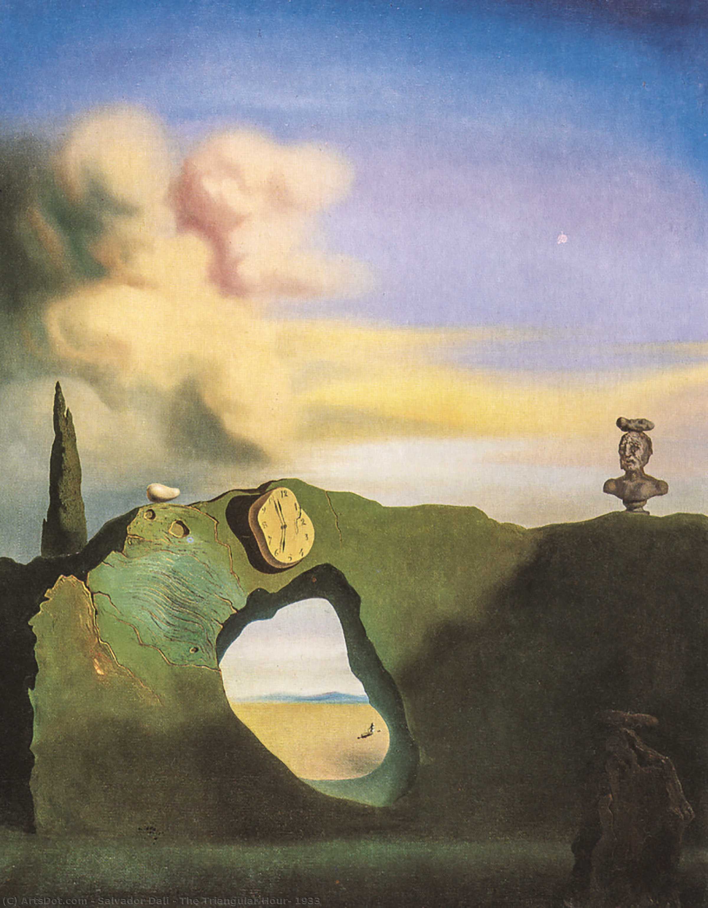La Hora Triangular, 1933 — Salvador Dalí