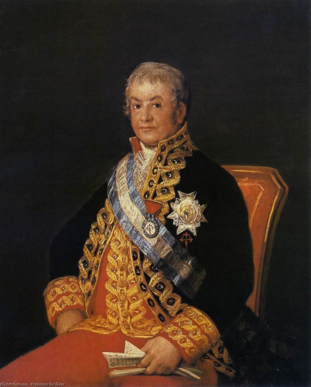 Porträt Von José Antonio, Marqués De Caballero Kepmesa — Francisco José De Goya Y Lucientes
