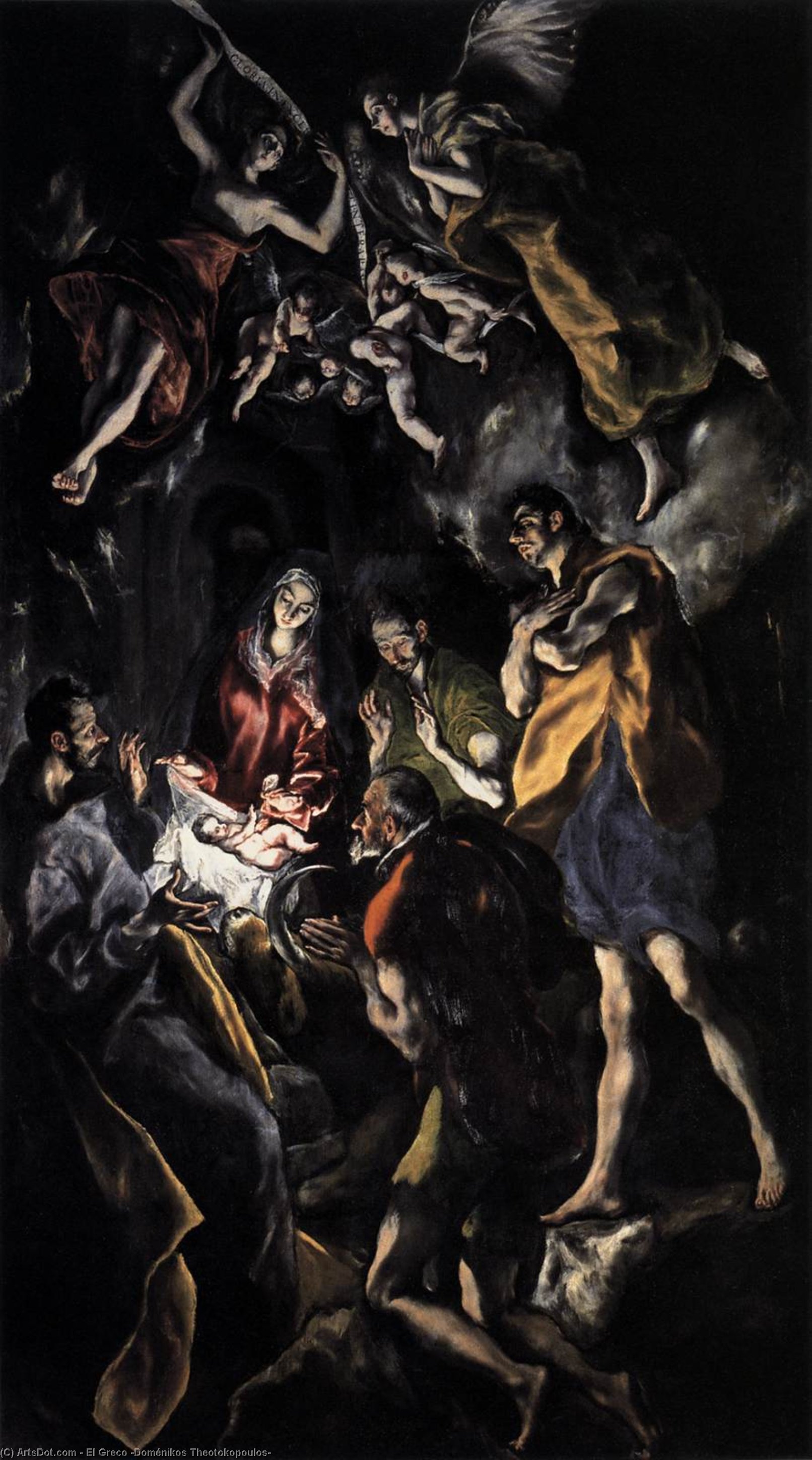 L'adoration Des Bergers — Él Greco