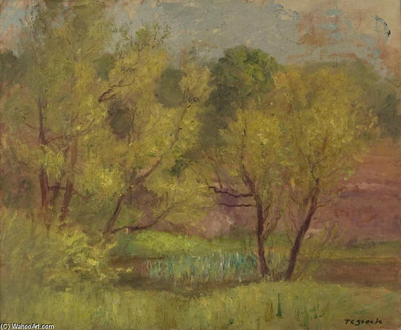 Willows In Spring — Theodore Clement Steele