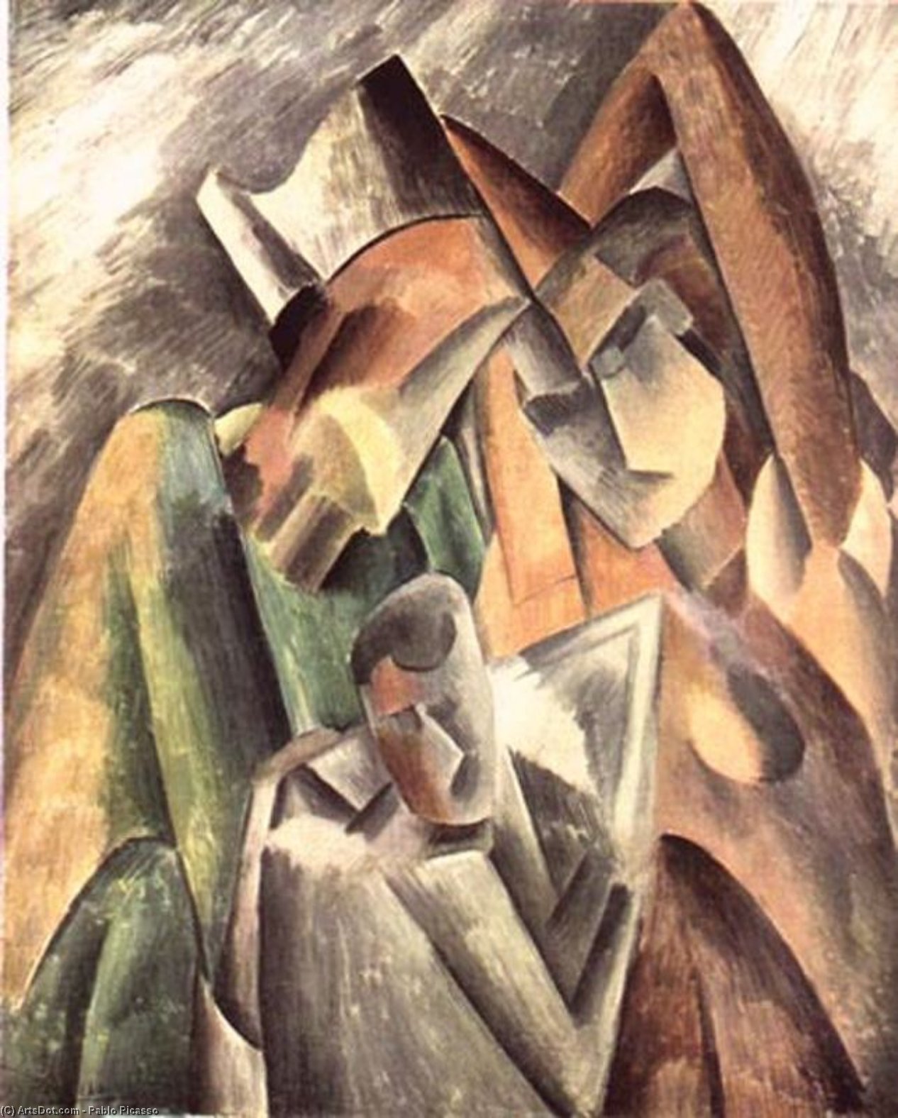 Harlequino Šeima — Pablas Pikasas