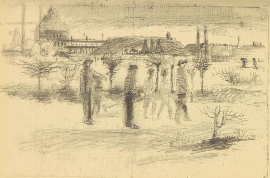 Miners In De Sneeuw — Vincent Willem Van Gogh