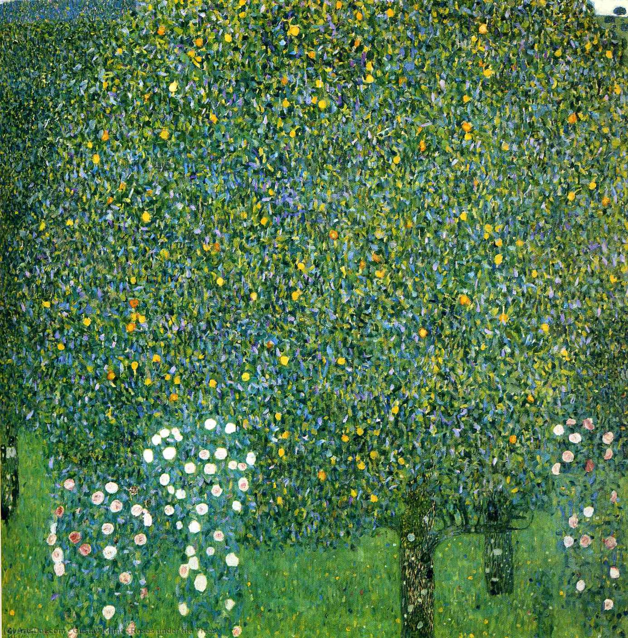 Kukat Puissa — Gustav Klimt