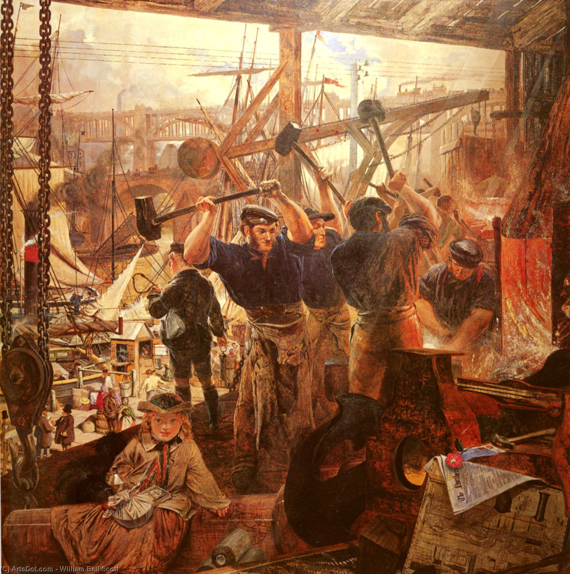 Iron And Coal — William Bell Scott