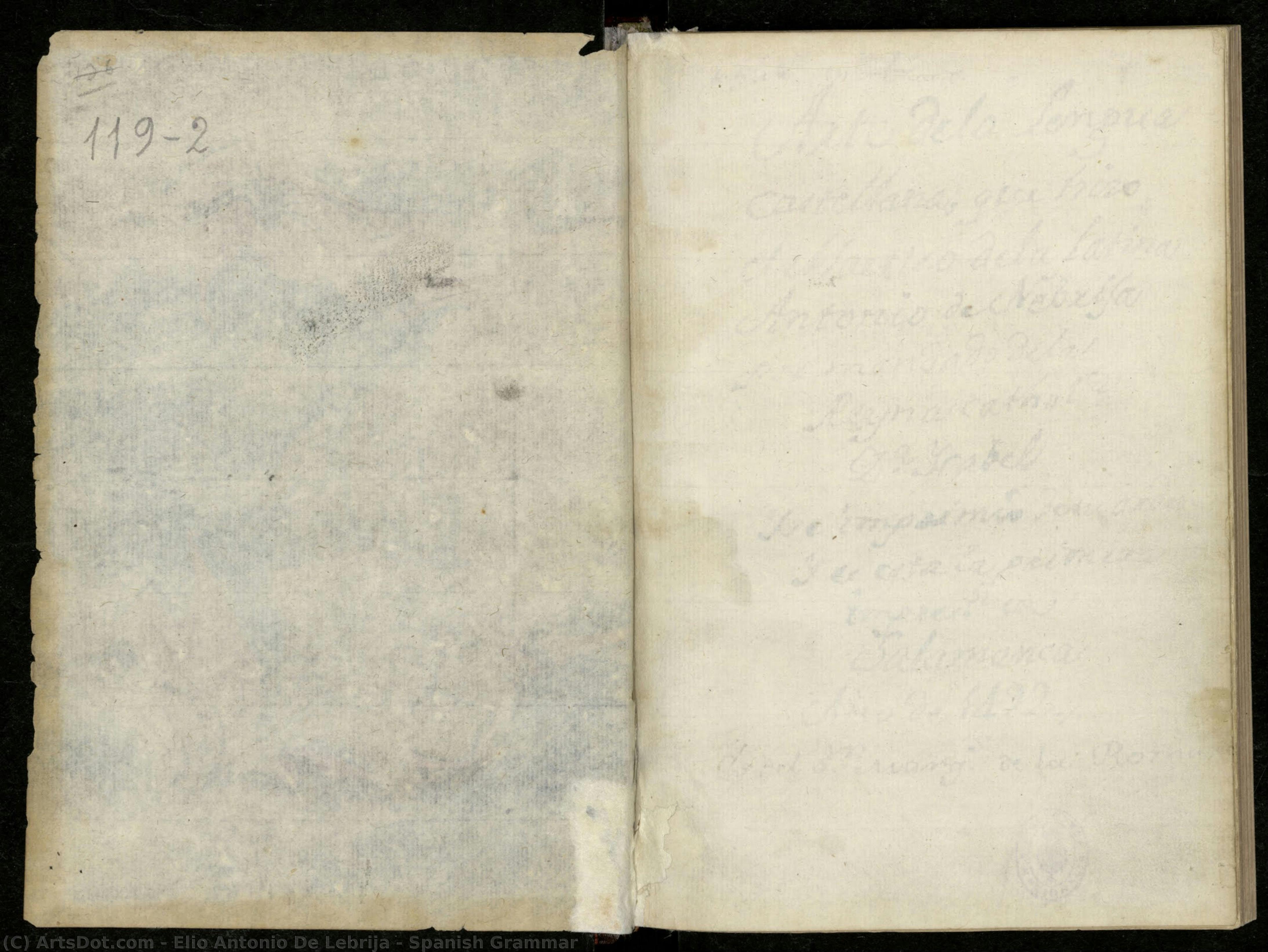 Spanish Grammar — Elio Antonio De Lebrija