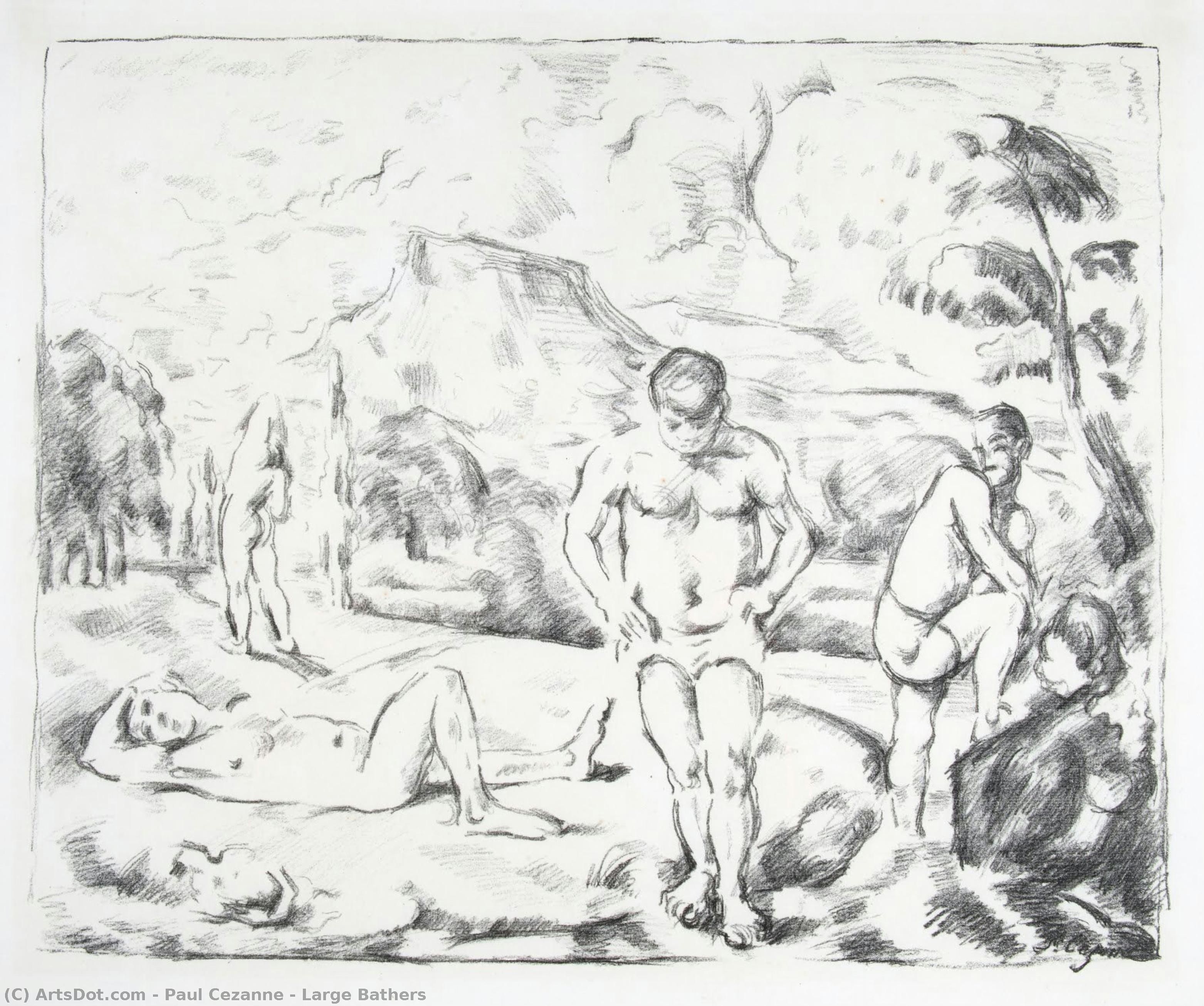Die Bäder — Paul Cézanne