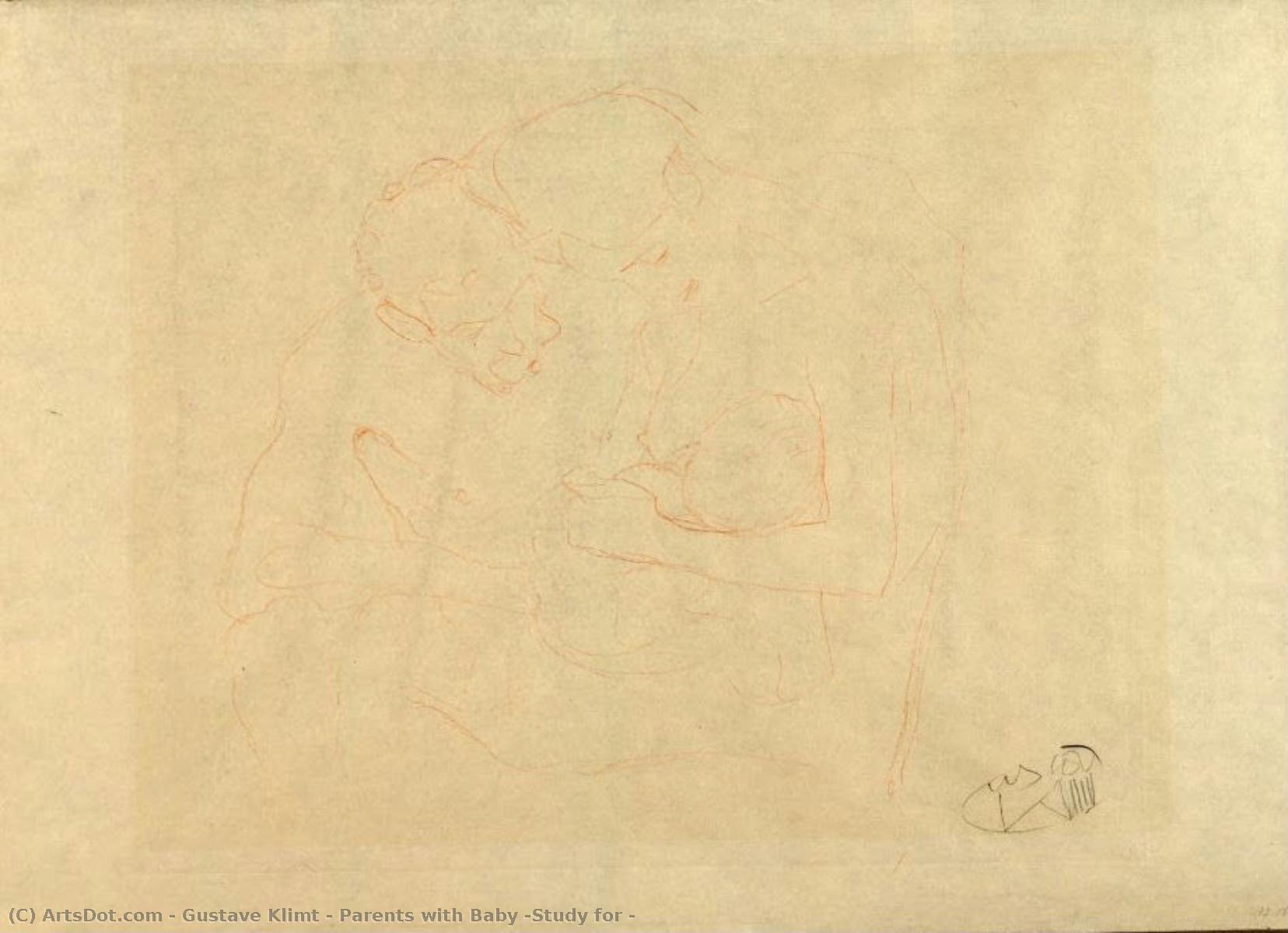 Madre E Hijo — Gustav Klimt