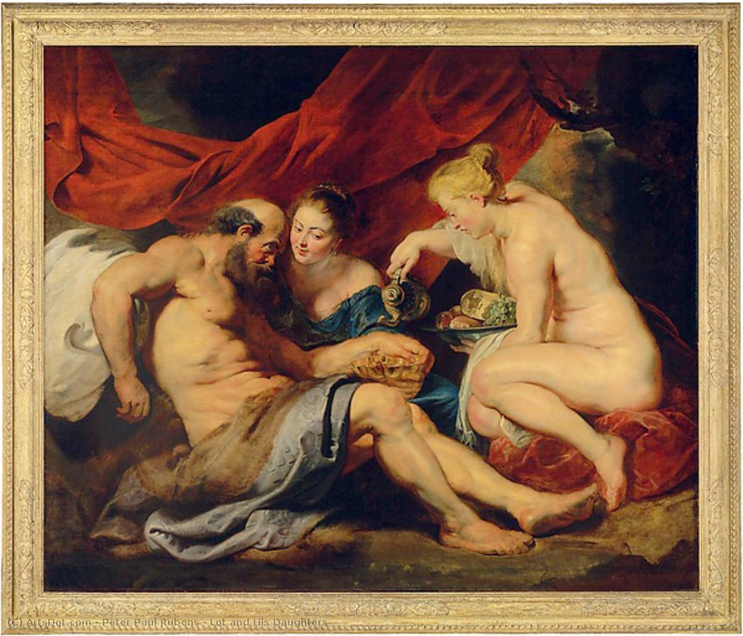 Lot And His Daughters — Peter Paul Rubens