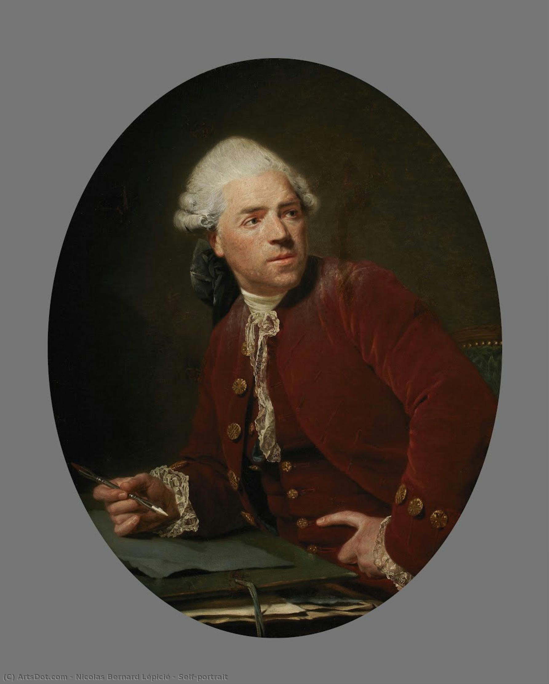 Self-portrait — Nicolas Bernard Lépicié