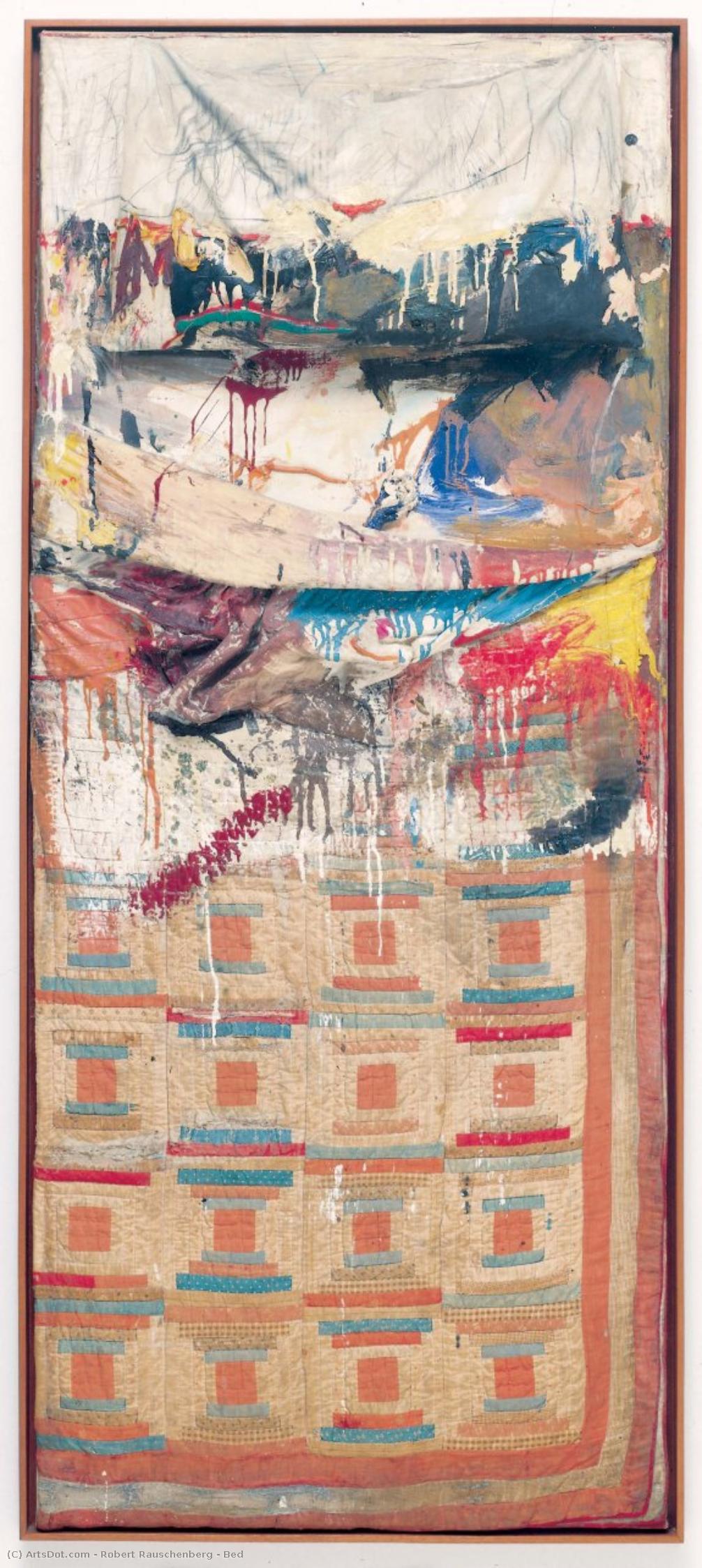Bed — Robert Rauschenberg