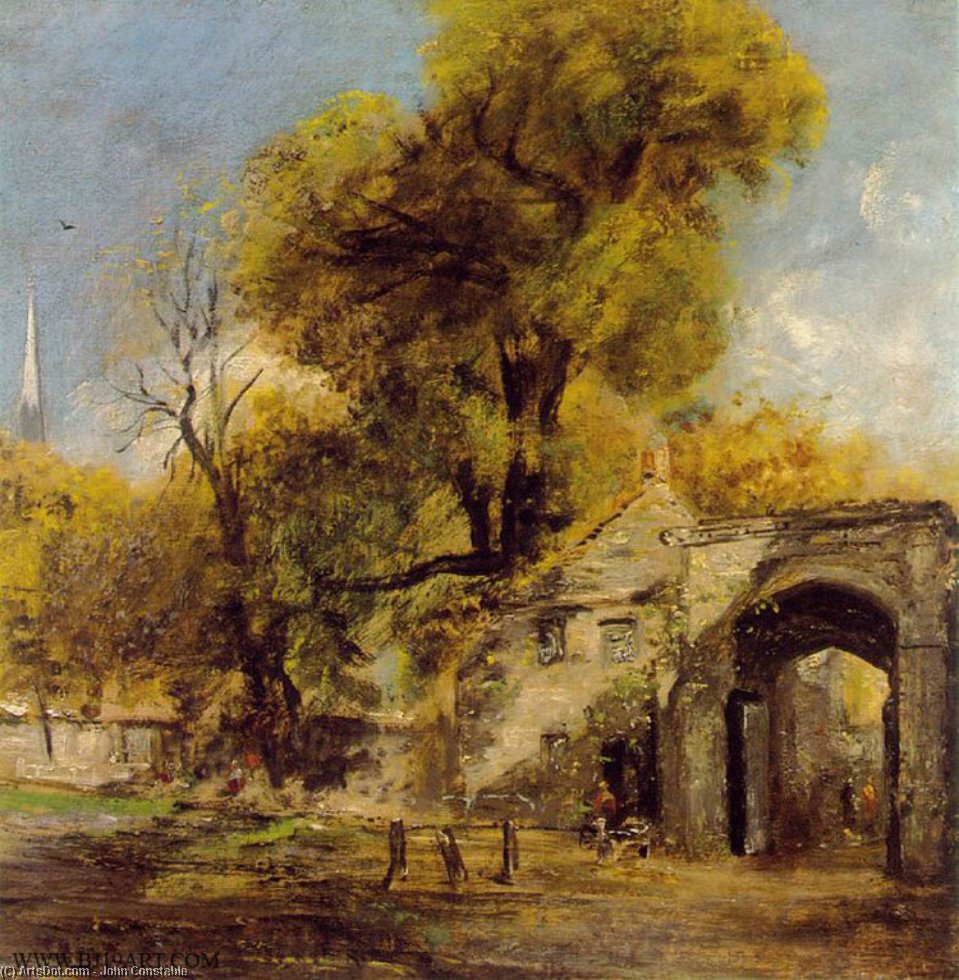 Harnam Gate, Salisbury — John Constable